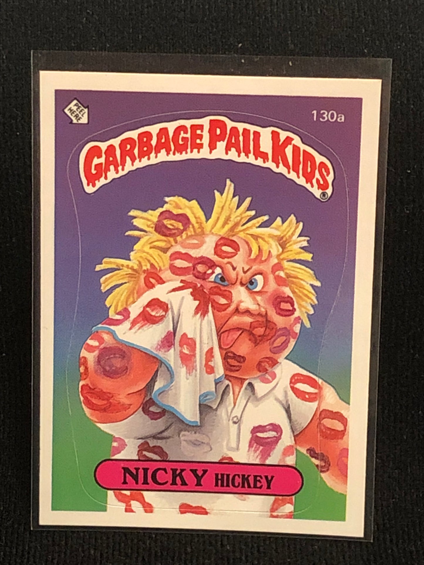 Garbage Pail Kids Original Series 4 (os4) 130a Nicky Hickey