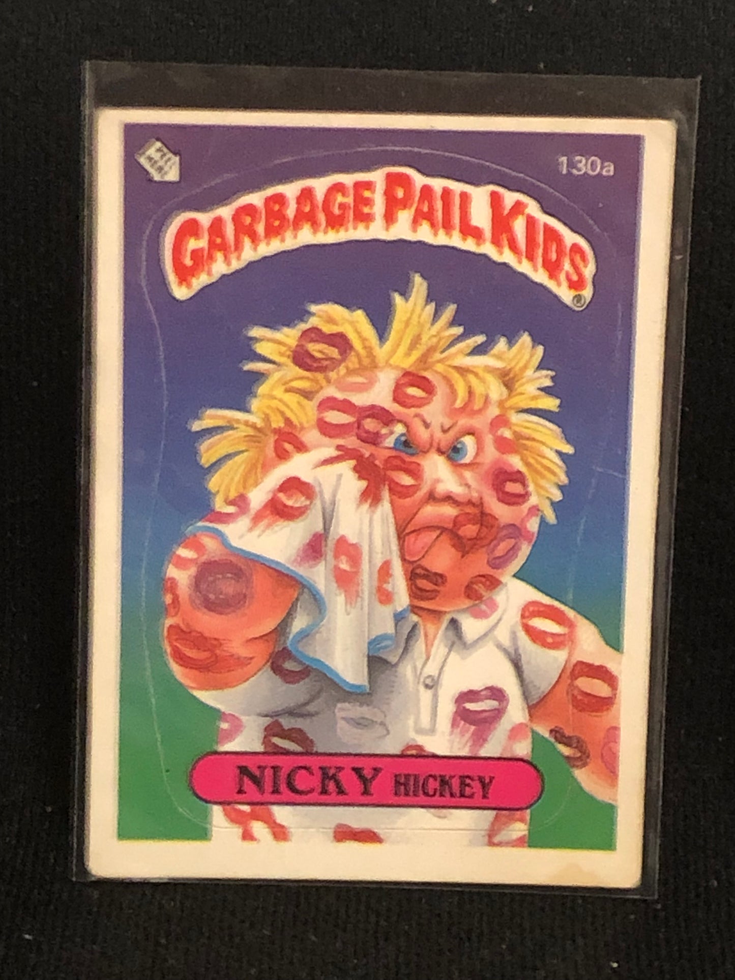 Garbage Pail Kids Original Series 4 (os4) 130a Nicky Hickey