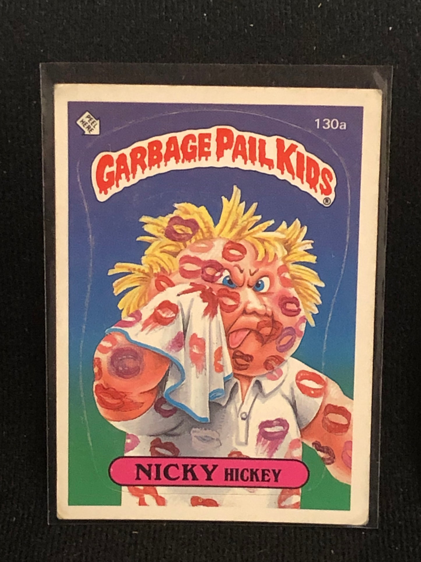 Garbage Pail Kids Original Series 4 (os4) 130a Nicky Hickey