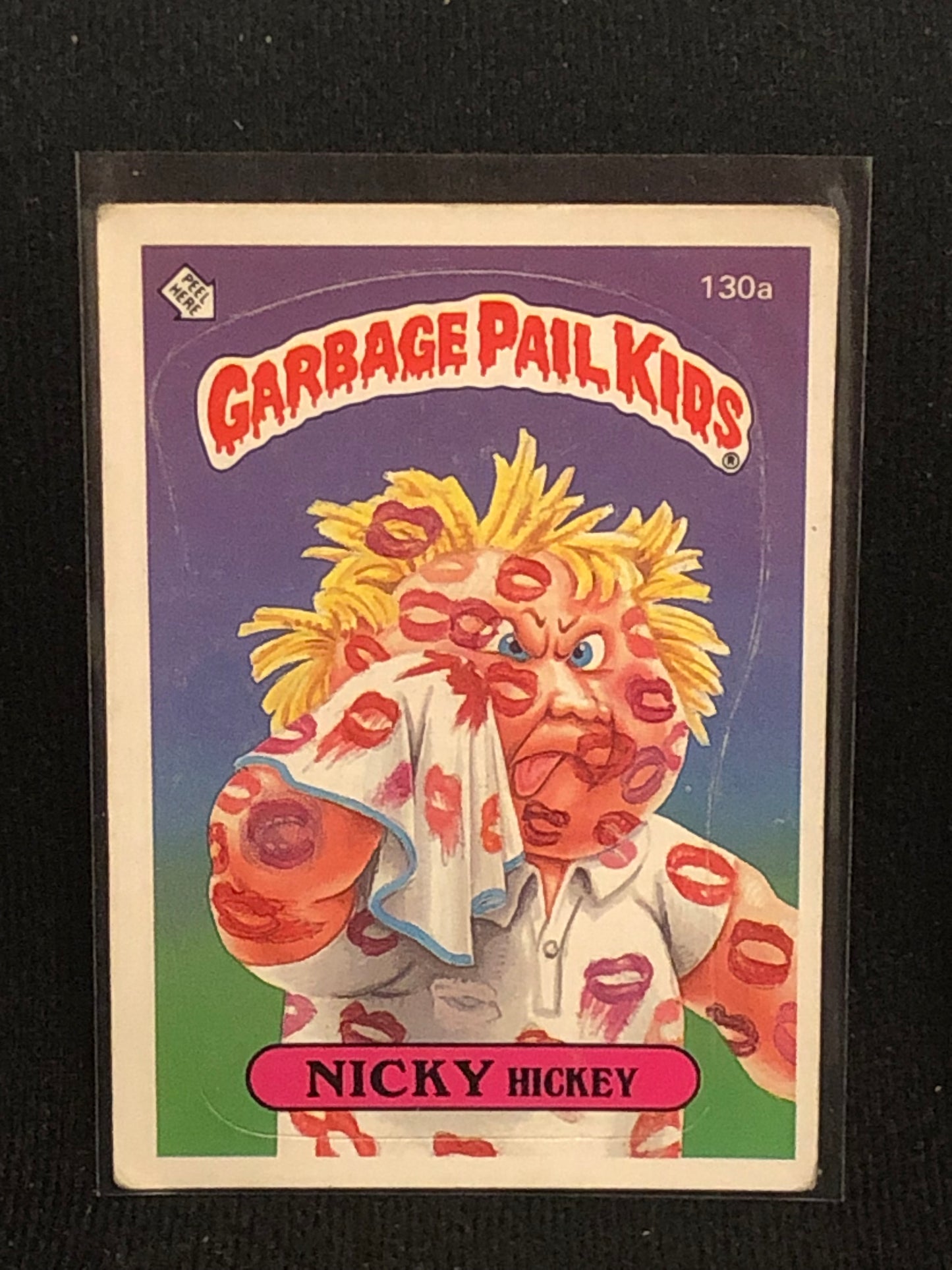 Garbage Pail Kids Original Series 4 (os4) 130a Nicky Hickey