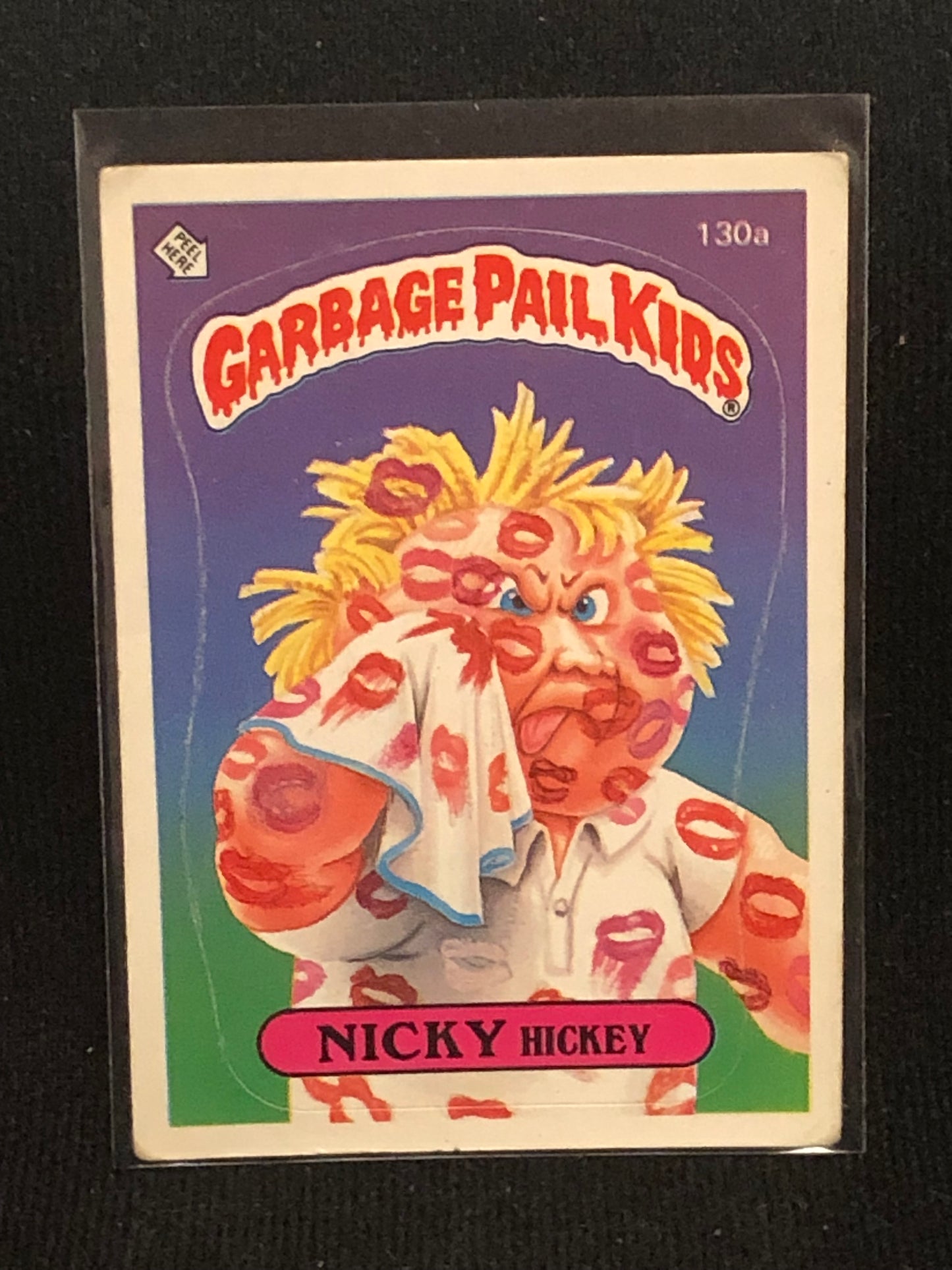 Garbage Pail Kids Original Series 4 (os4) 130a Nicky Hickey