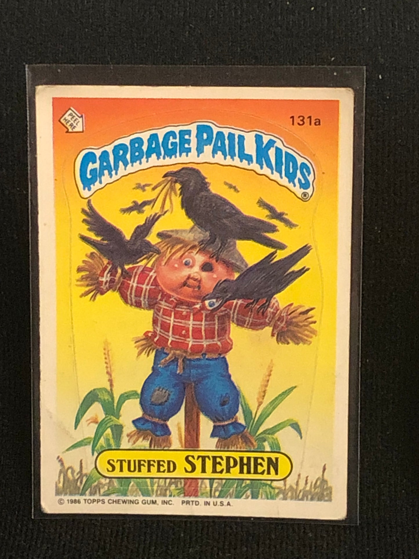 Garbage Pail Kids Original Series 4 (os4) 131a Stuffed Stephen