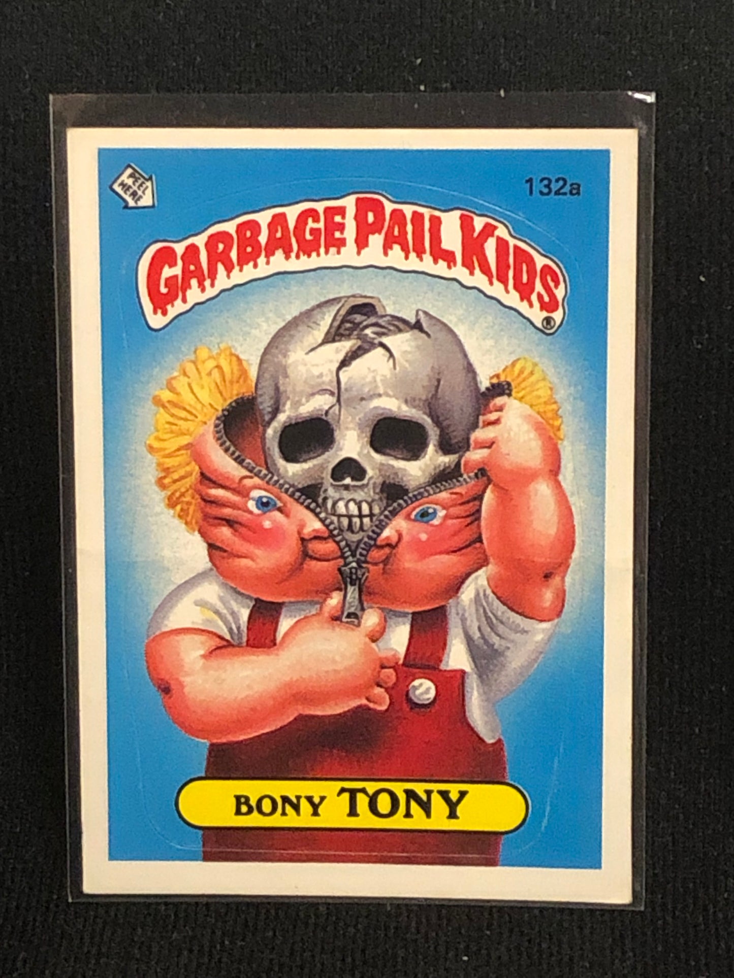 Garbage Pail Kids Original Series 4 (os4) 132a Bony Tony