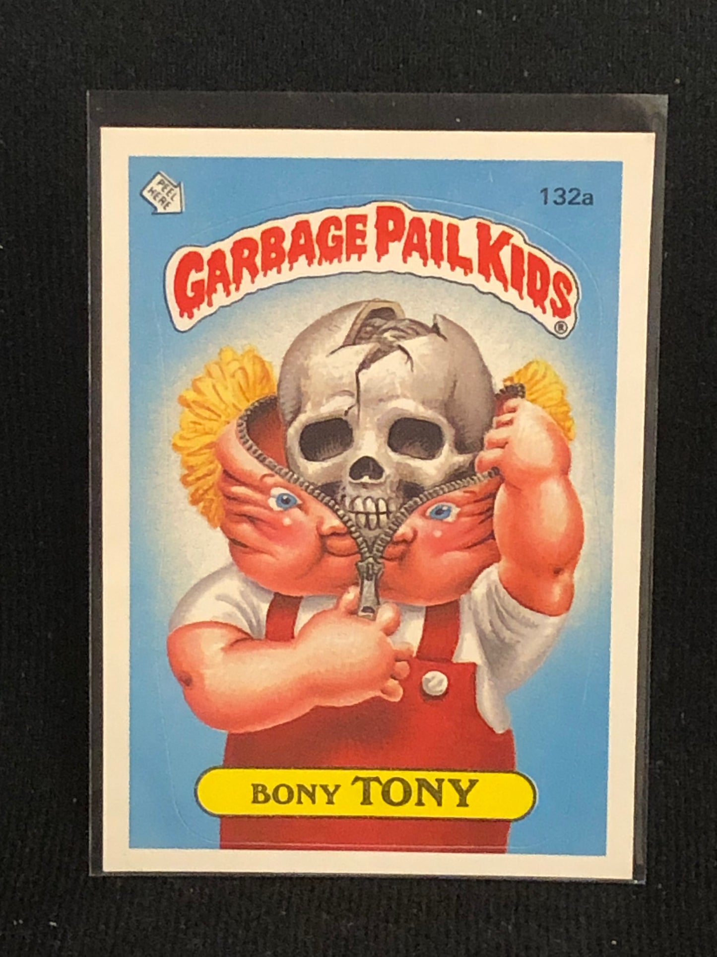 Garbage Pail Kids Original Series 4 (os4) 132a Bony Tony