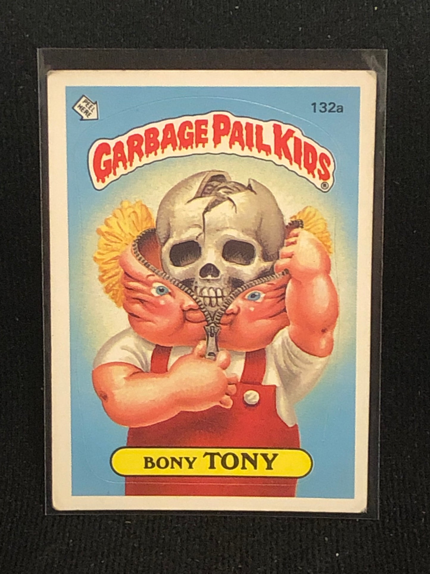 Garbage Pail Kids Original Series 4 (os4) 132a Bony Tony