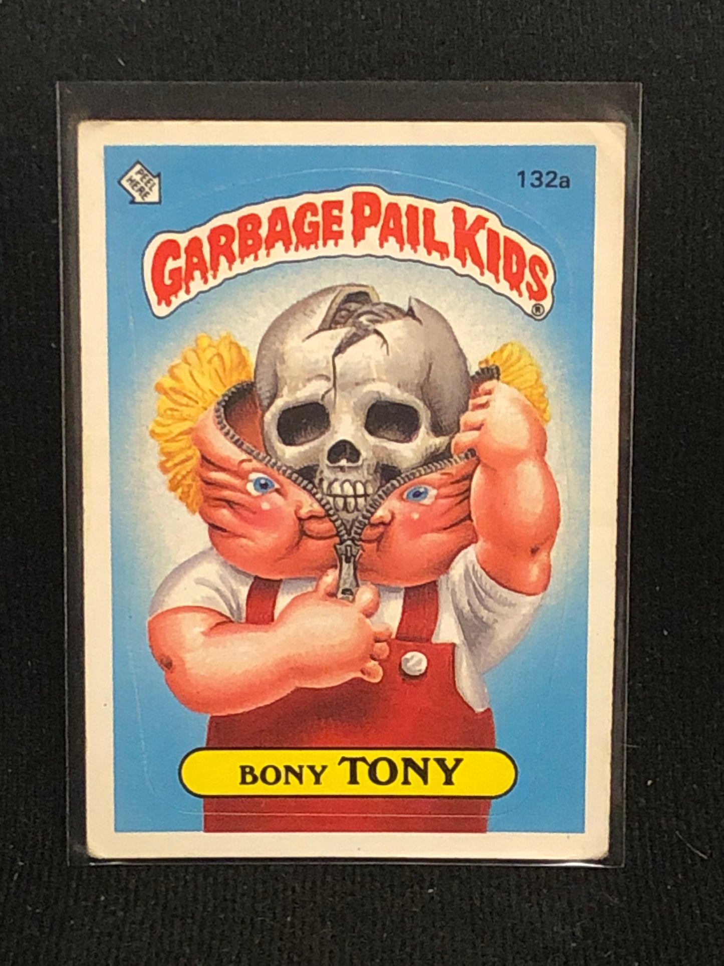 Garbage Pail Kids Original Series 4 (os4) 132a Bony Tony