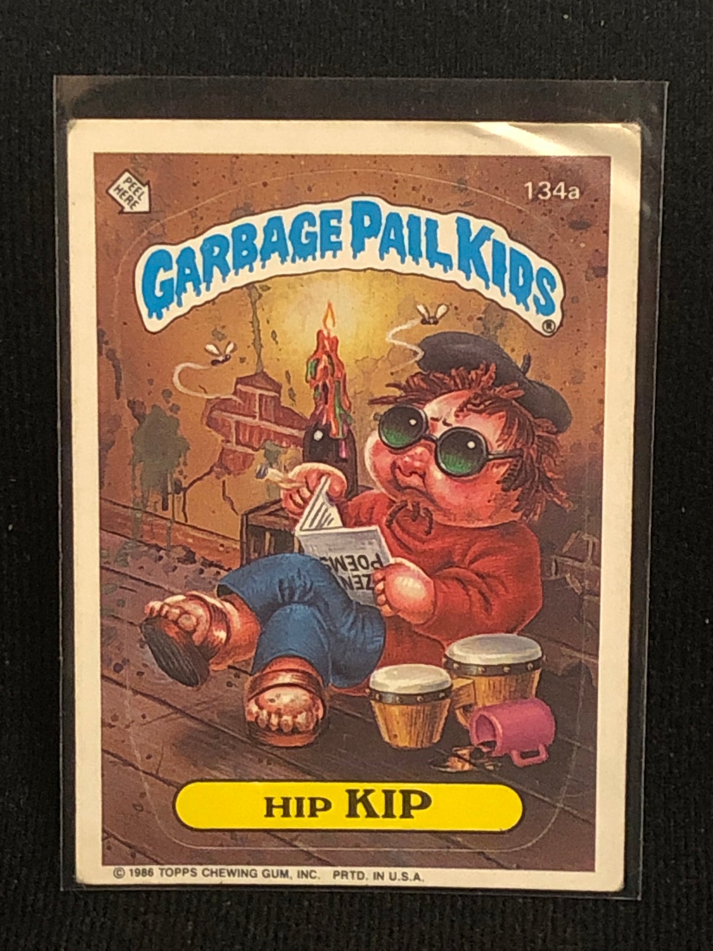 Garbage Pail Kids Original Series 4 (os4) 134a Hip Kip