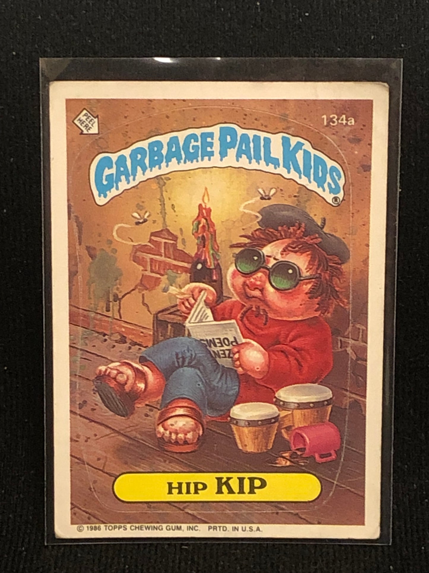 Garbage Pail Kids Original Series 4 (os4) 134a Hip Kip