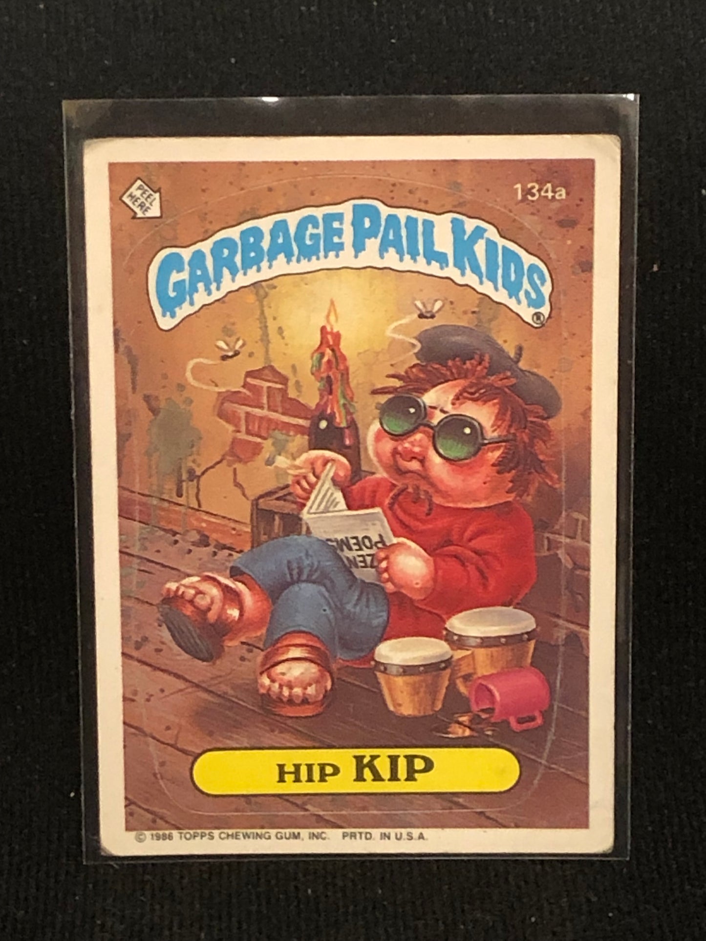 Garbage Pail Kids Original Series 4 (os4) 134a Hip Kip