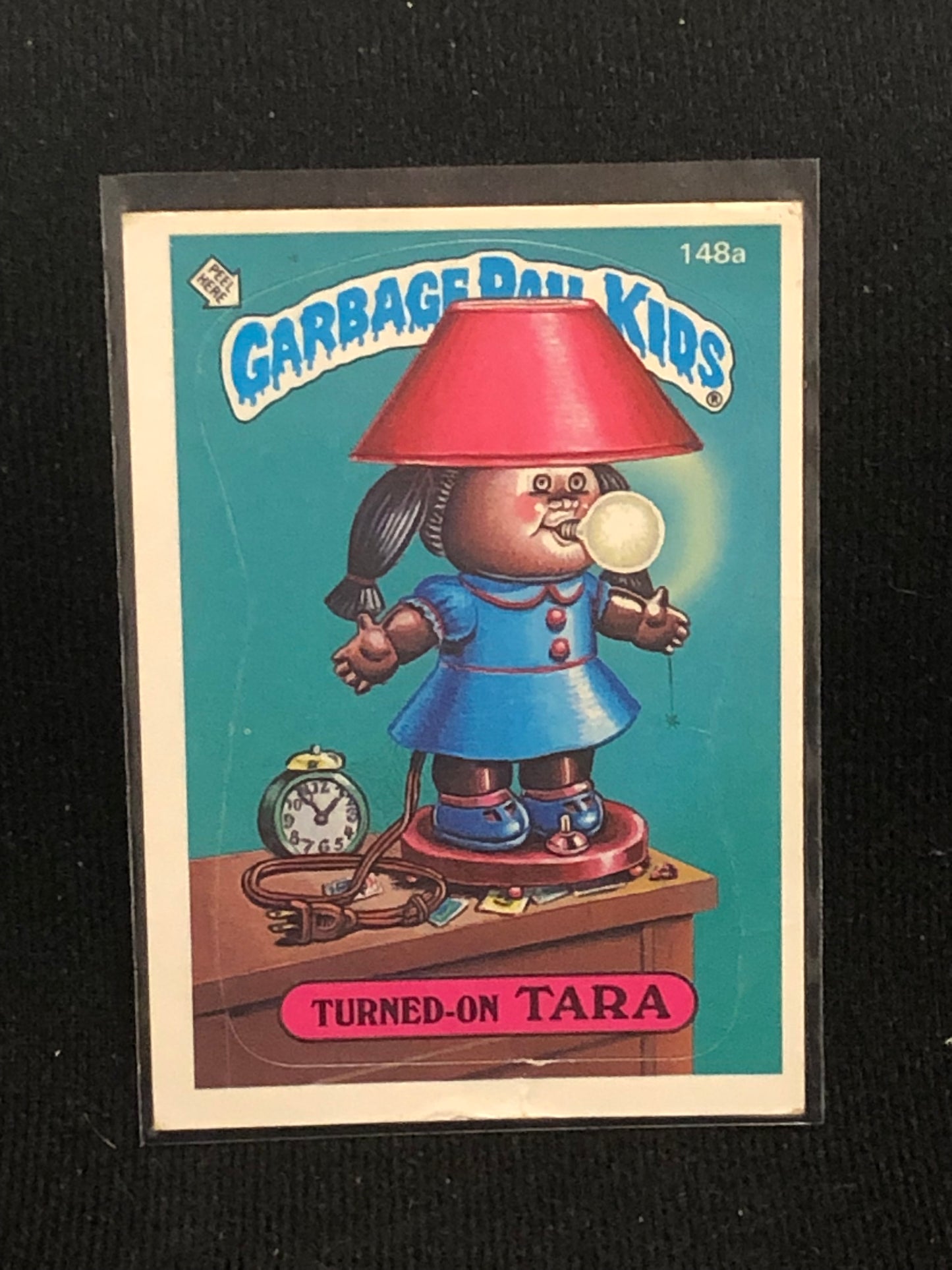 Garbage Pail Kids Original Series 4 (os4) 148a Turned On Tara