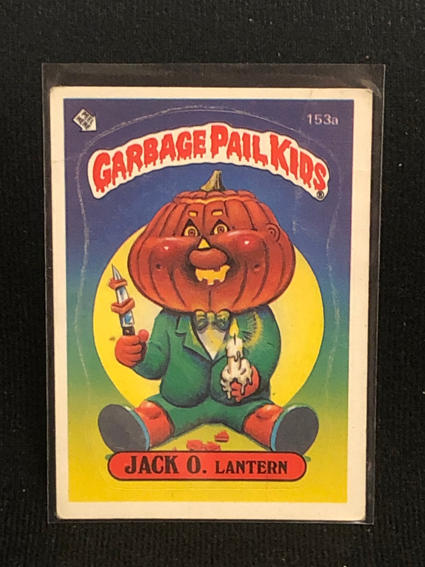 Garbage Pail Kids Original Series 4 (os4) 153a Jack O Lantern