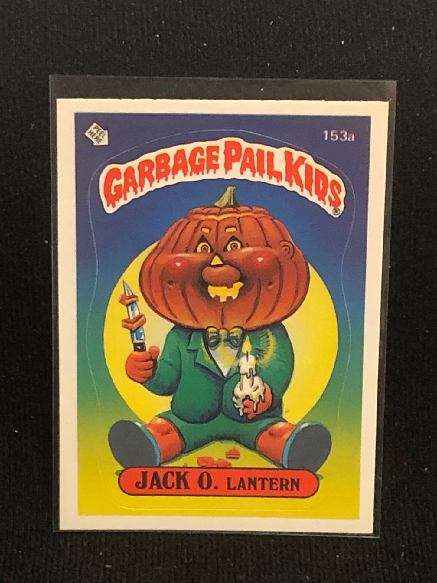 Garbage Pail Kids Original Series 4 (os4) 153a Jack O Lantern