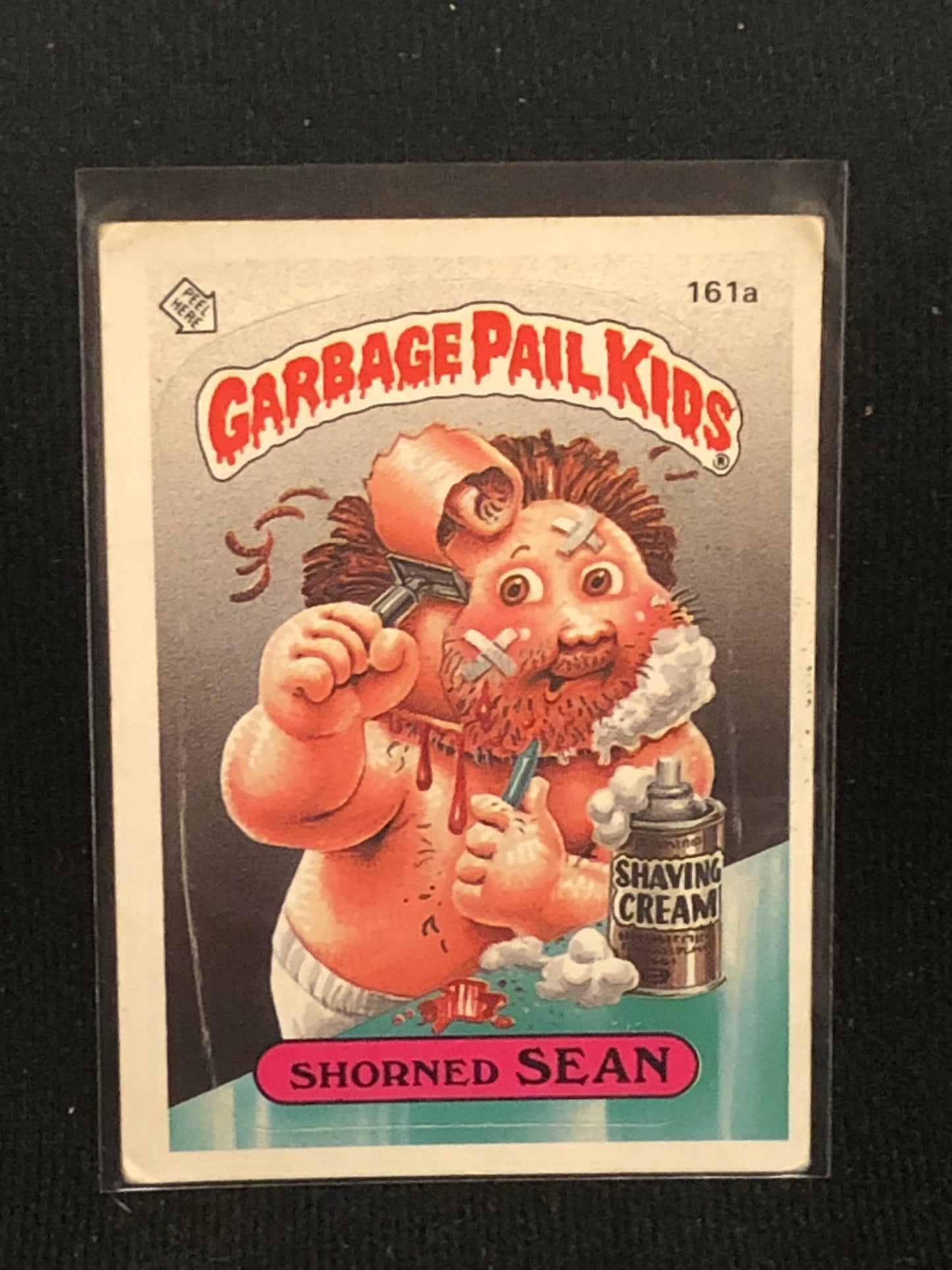 Garbage Pail Kids Original Series 4 (os4) 161a Shorned Sean