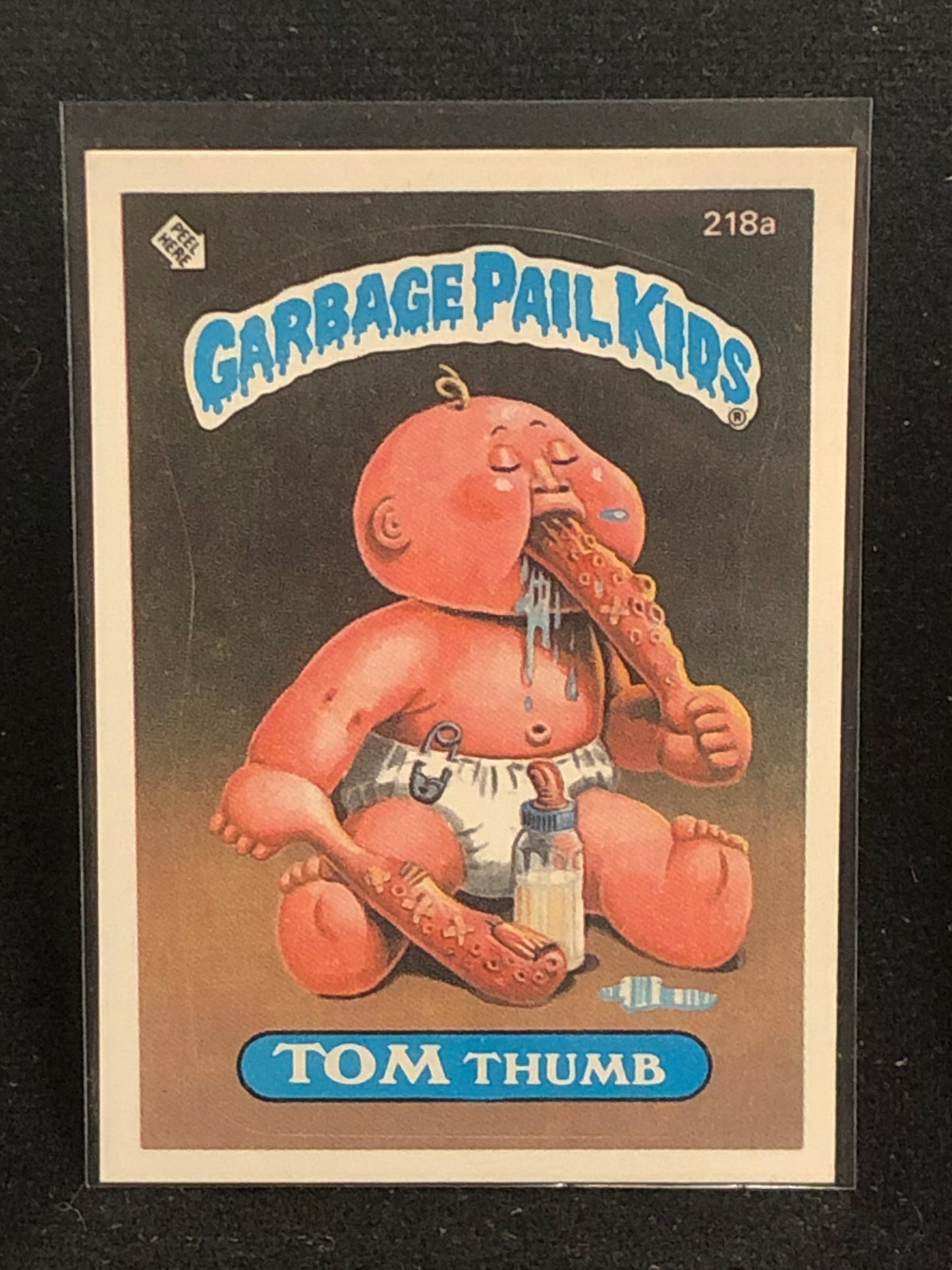 Garbage Pail Kids Original Series 6 (os6) 218a Tom Thumb