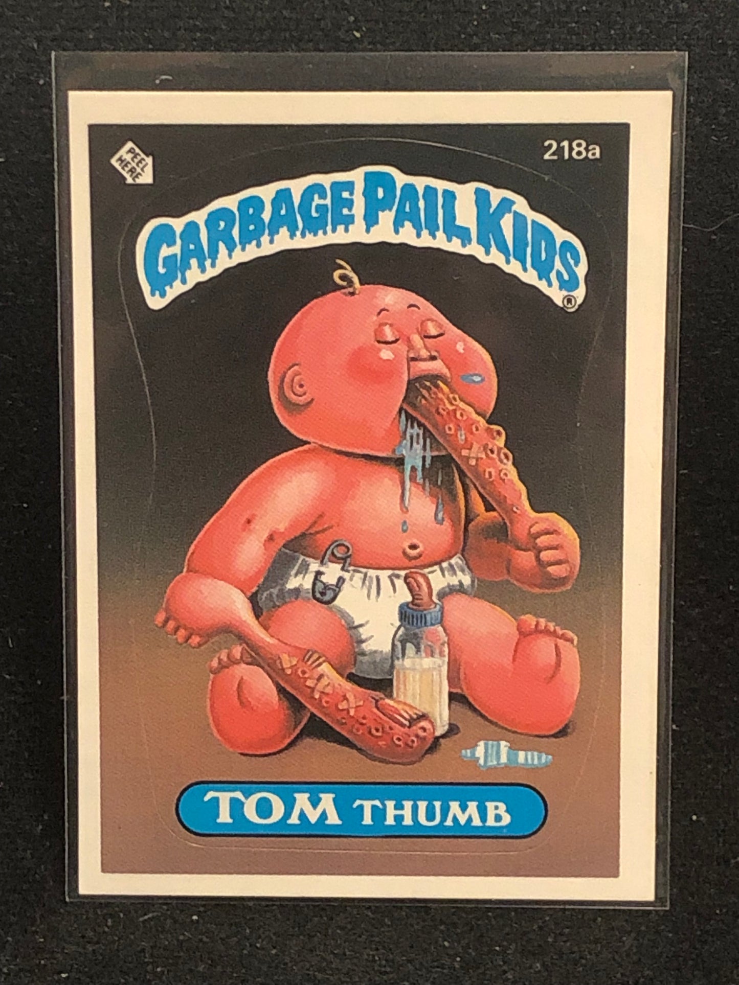 Garbage Pail Kids Original Series 6 (os6) 218a Tom Thumb