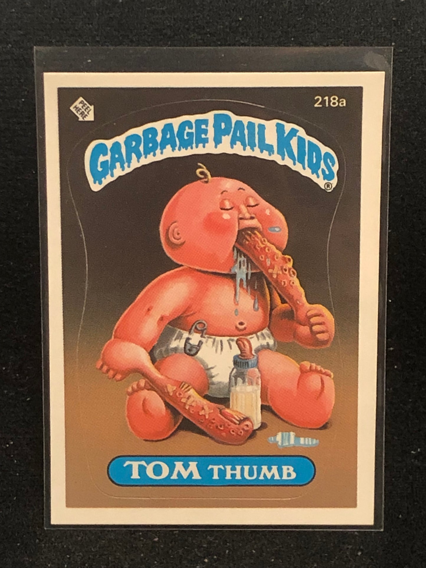 Garbage Pail Kids Original Series 6 (os6) 218a Tom Thumb