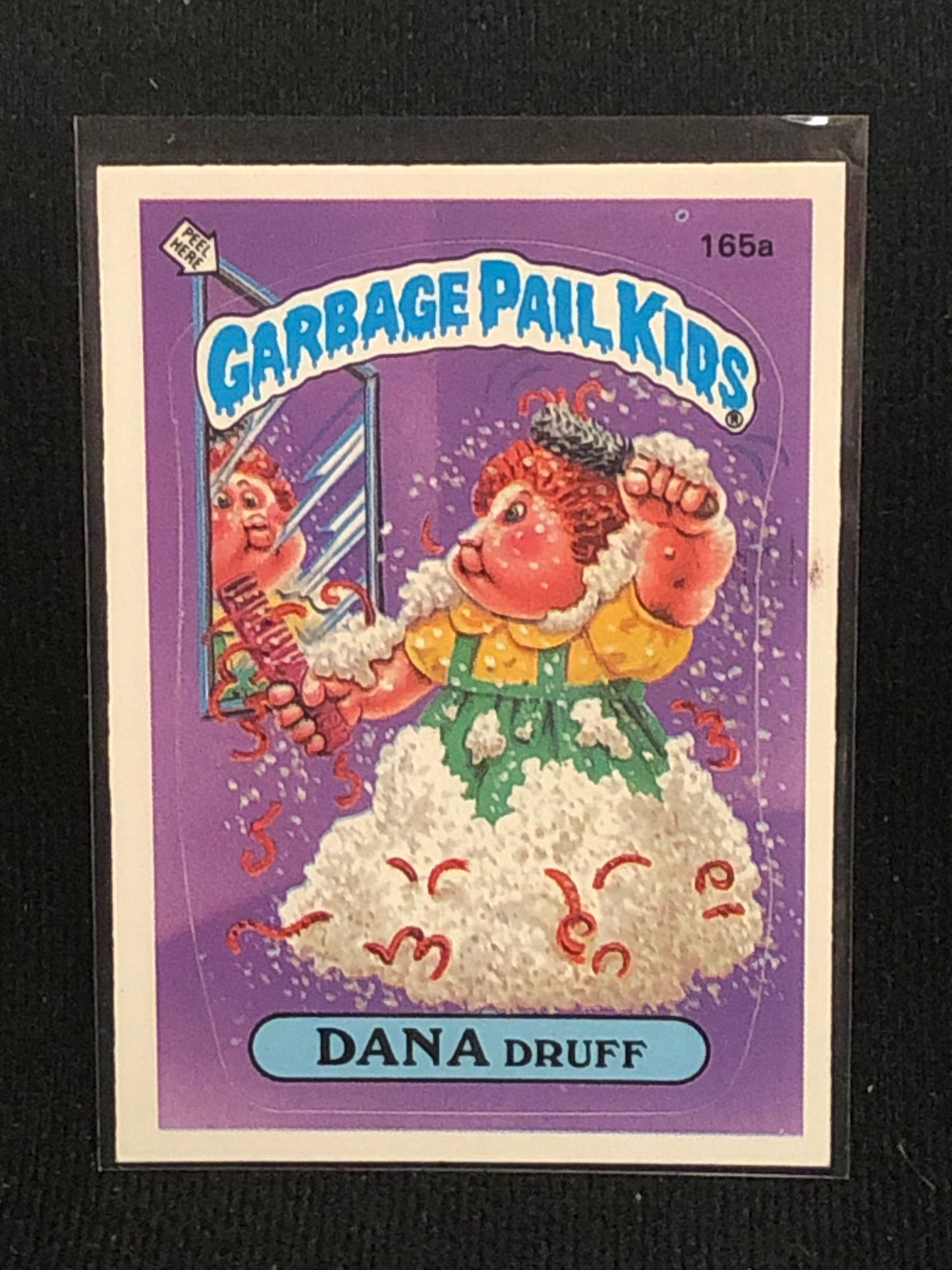 Garbage Pail Kids Original Series 4 (os4) 165a Dana Druff