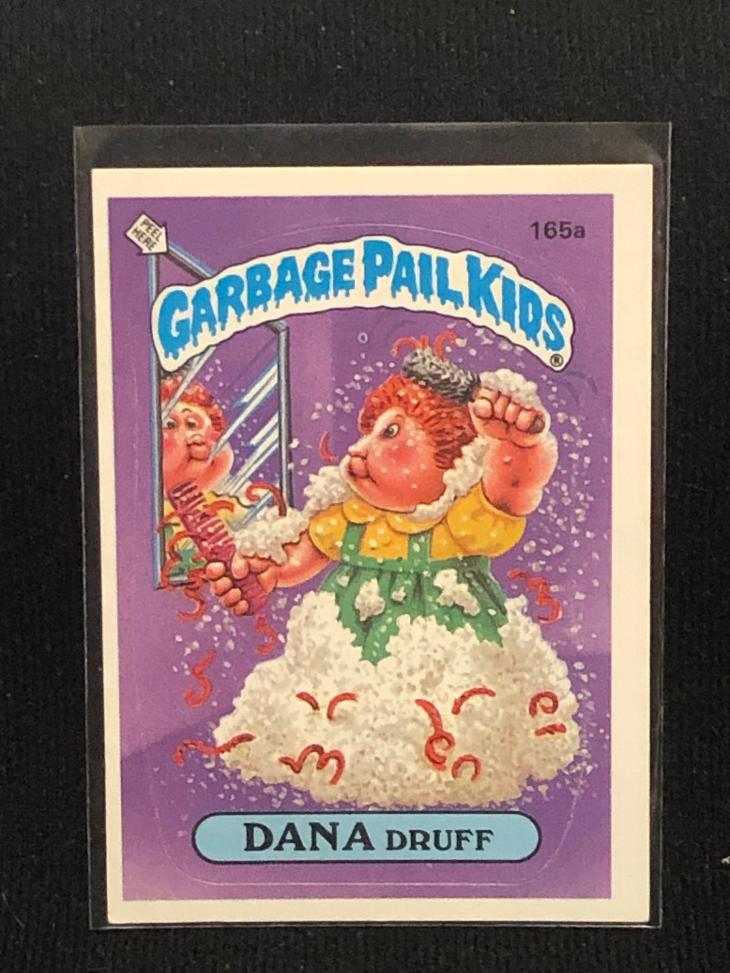 Garbage Pail Kids Original Series 4 (os4) 165a Dana Druff