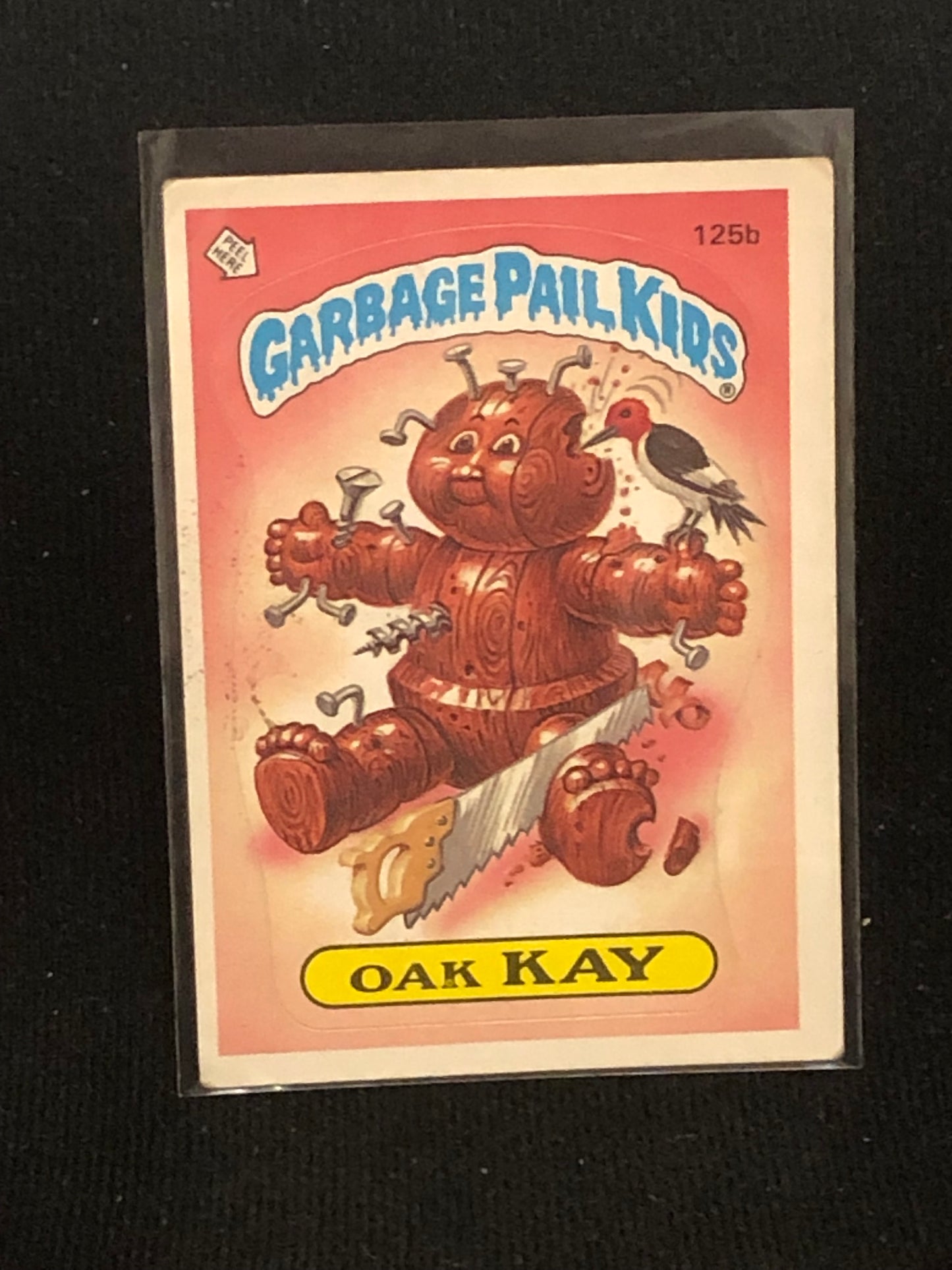 Garbage Pail Kids Original Series 4 (os4) 125b Oak Kay