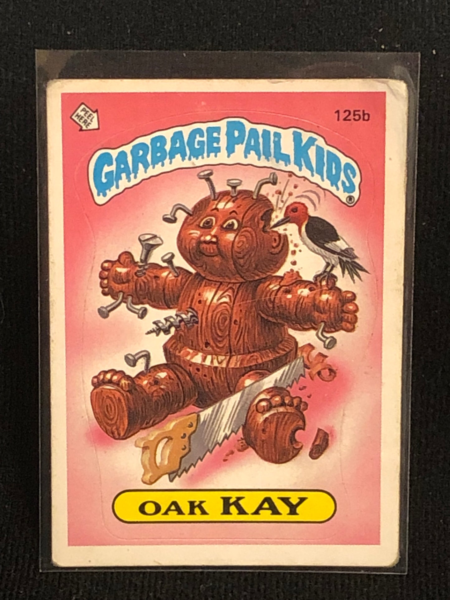 Garbage Pail Kids Original Series 4 (os4) 125b Oak Kay