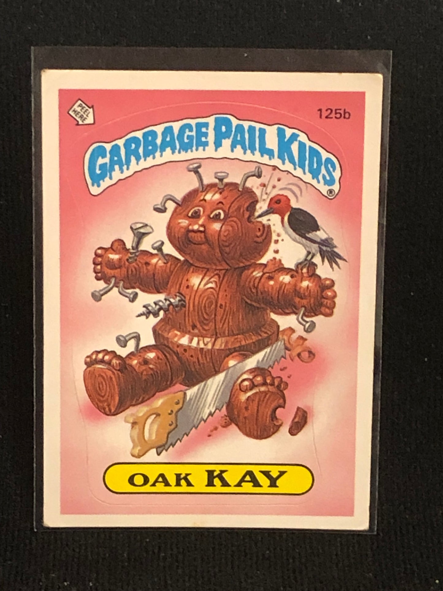 Garbage Pail Kids Original Series 4 (os4) 125b Oak Kay