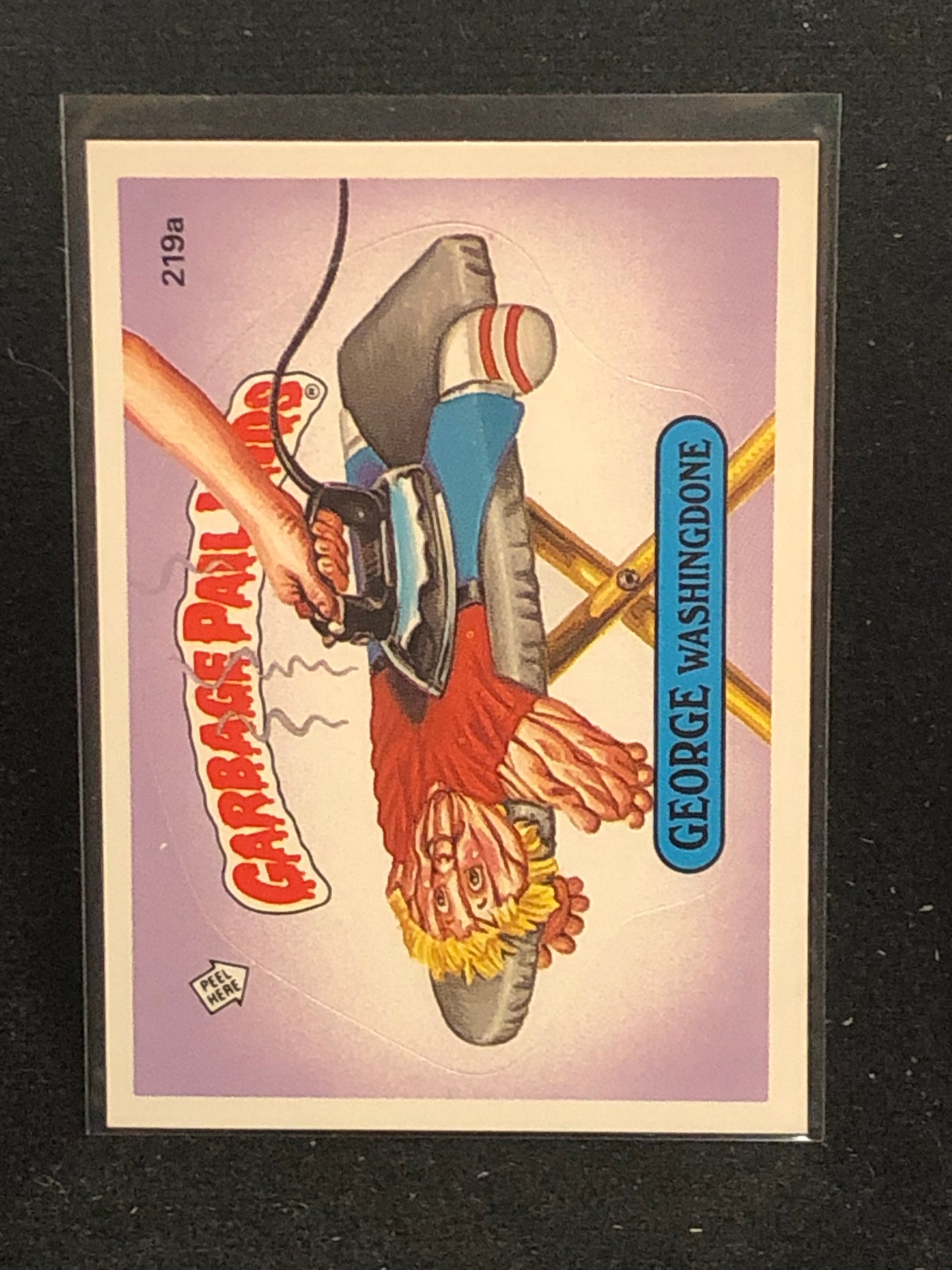 Garbage Pail Kids Original Series 6 (os6) 219a George Washingdone