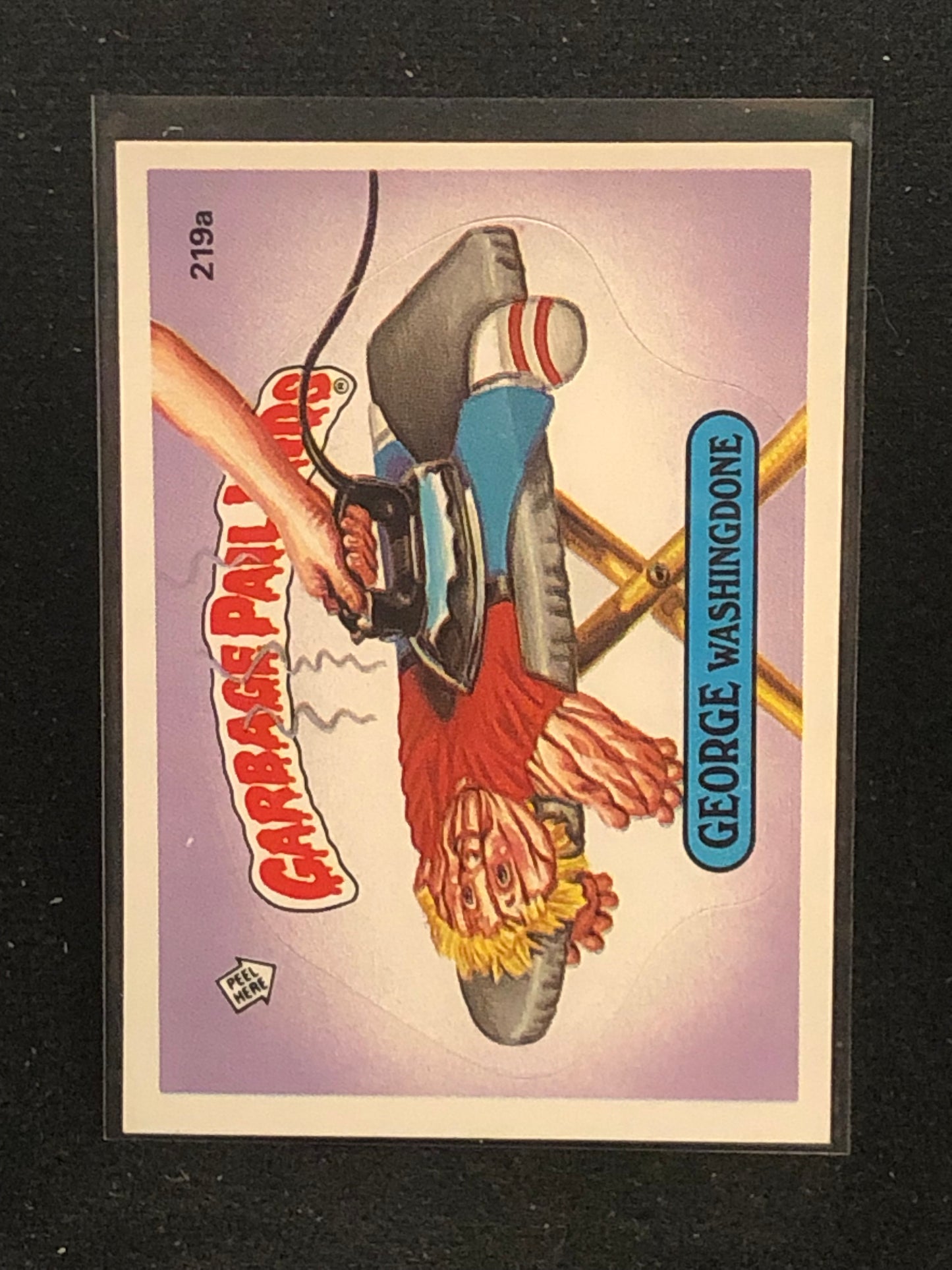 Garbage Pail Kids Original Series 6 (os6) 219a George Washingdone