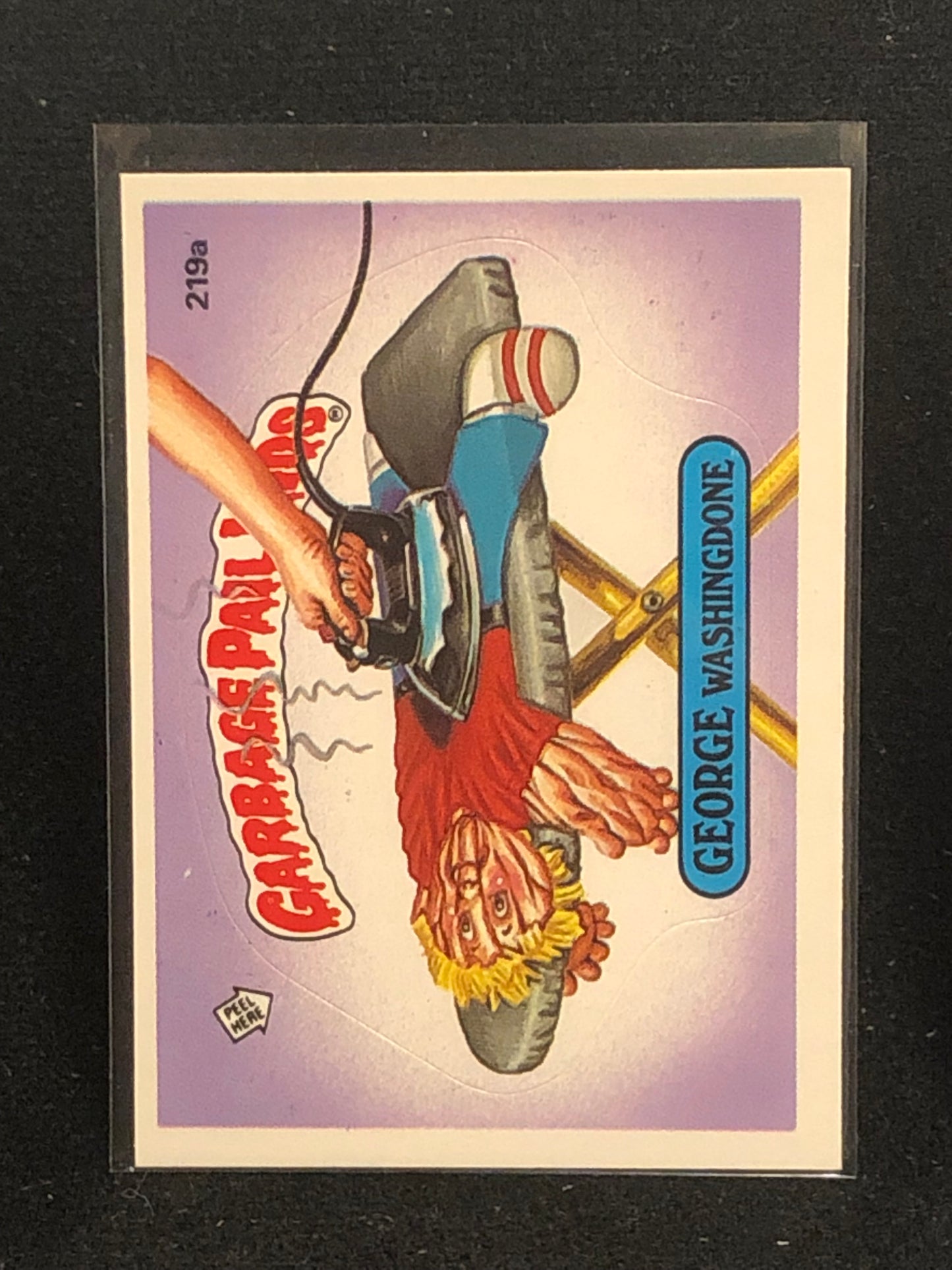 Garbage Pail Kids Original Series 6 (os6) 219a George Washingdone