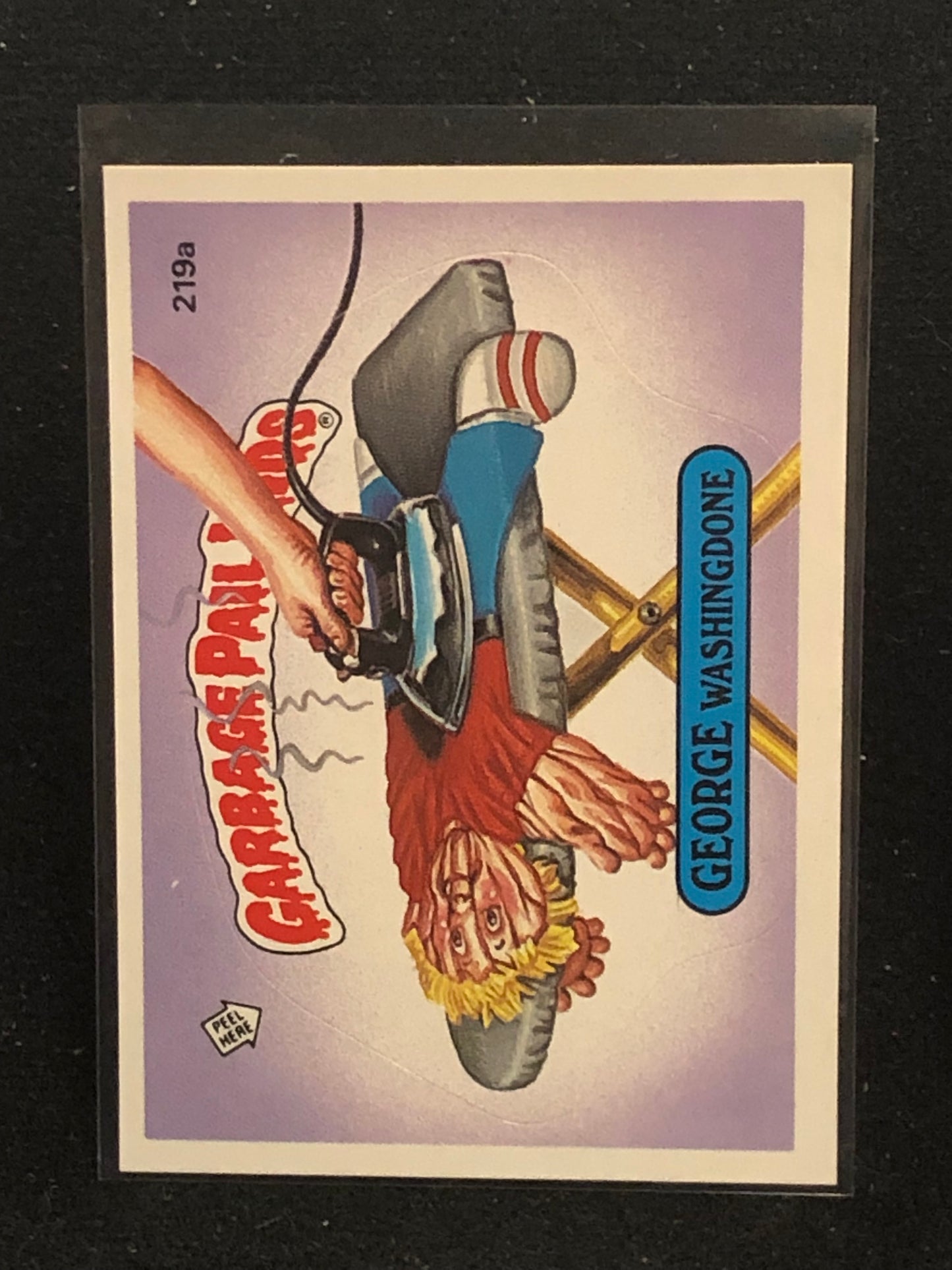 Garbage Pail Kids Original Series 6 (os6) 219a George Washingdone