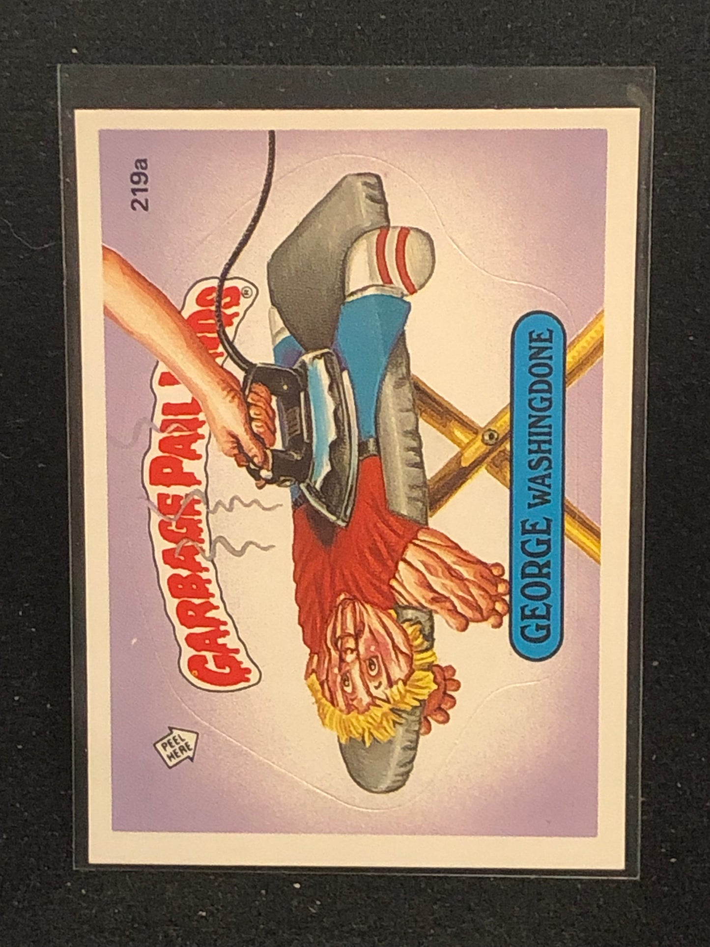 Garbage Pail Kids Original Series 6 (os6) 219a George Washingdone