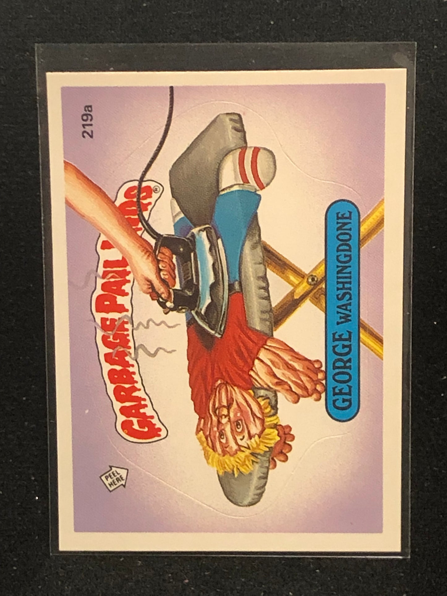 Garbage Pail Kids Original Series 6 (os6) 219a George Washingdone