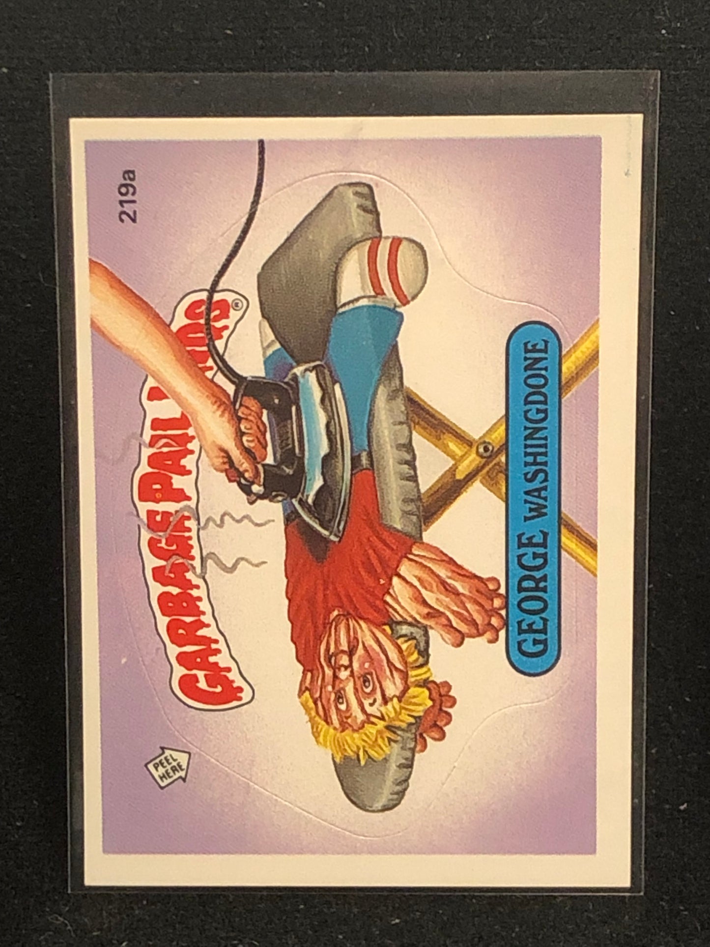 Garbage Pail Kids Original Series 6 (os6) 219a George Washingdone