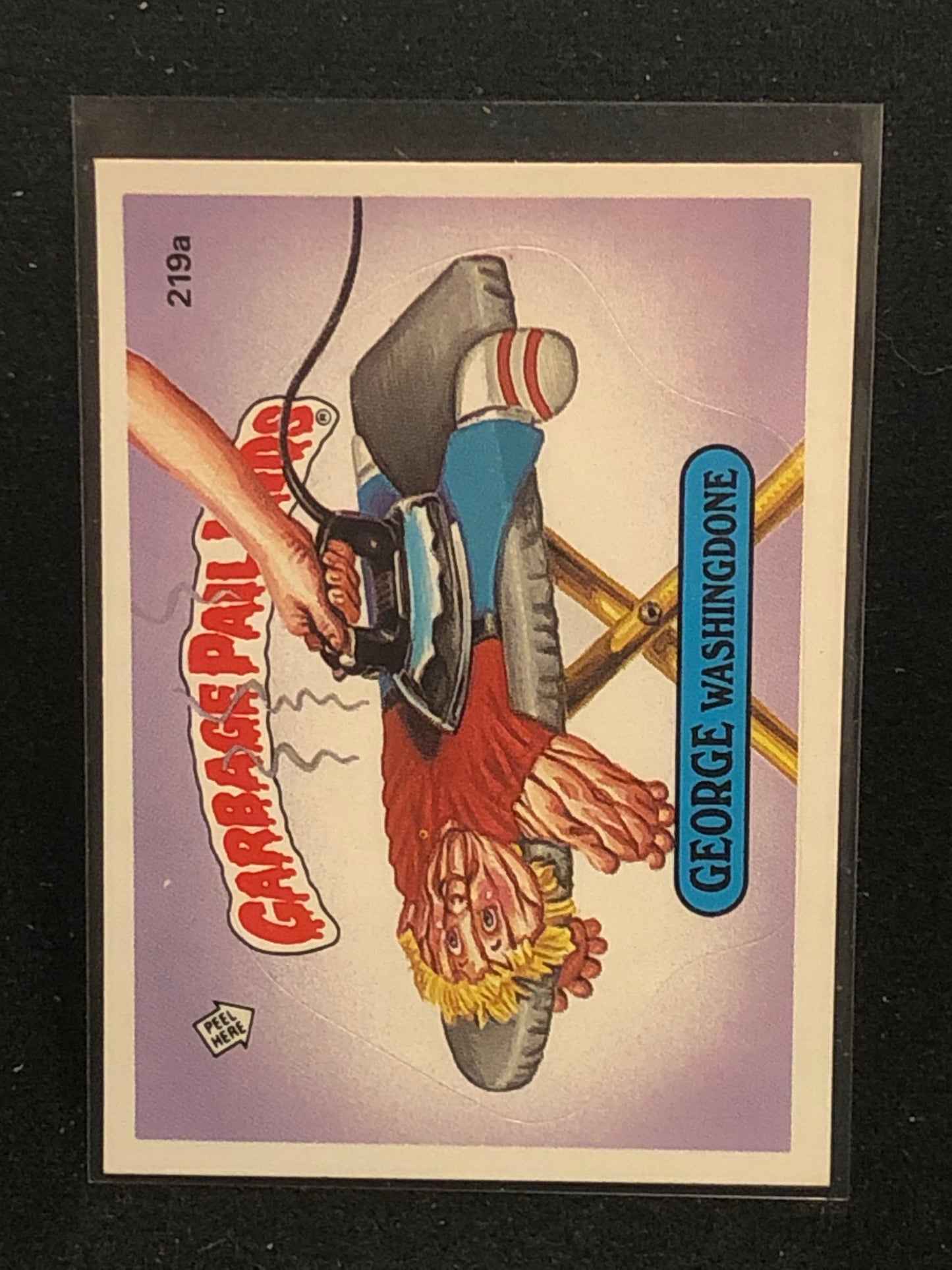 Garbage Pail Kids Original Series 6 (os6) 219a George Washingdone