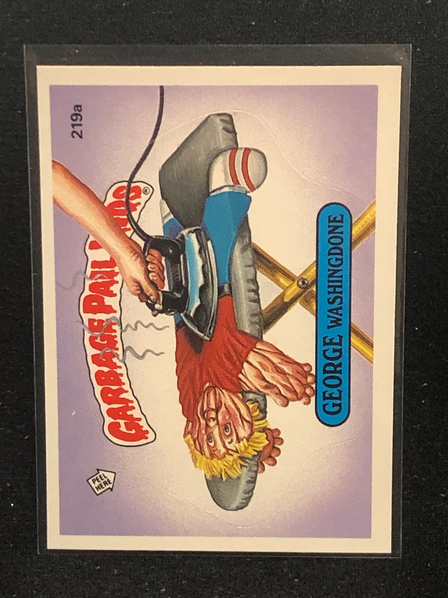 Garbage Pail Kids Original Series 6 (os6) 219a George Washingdone