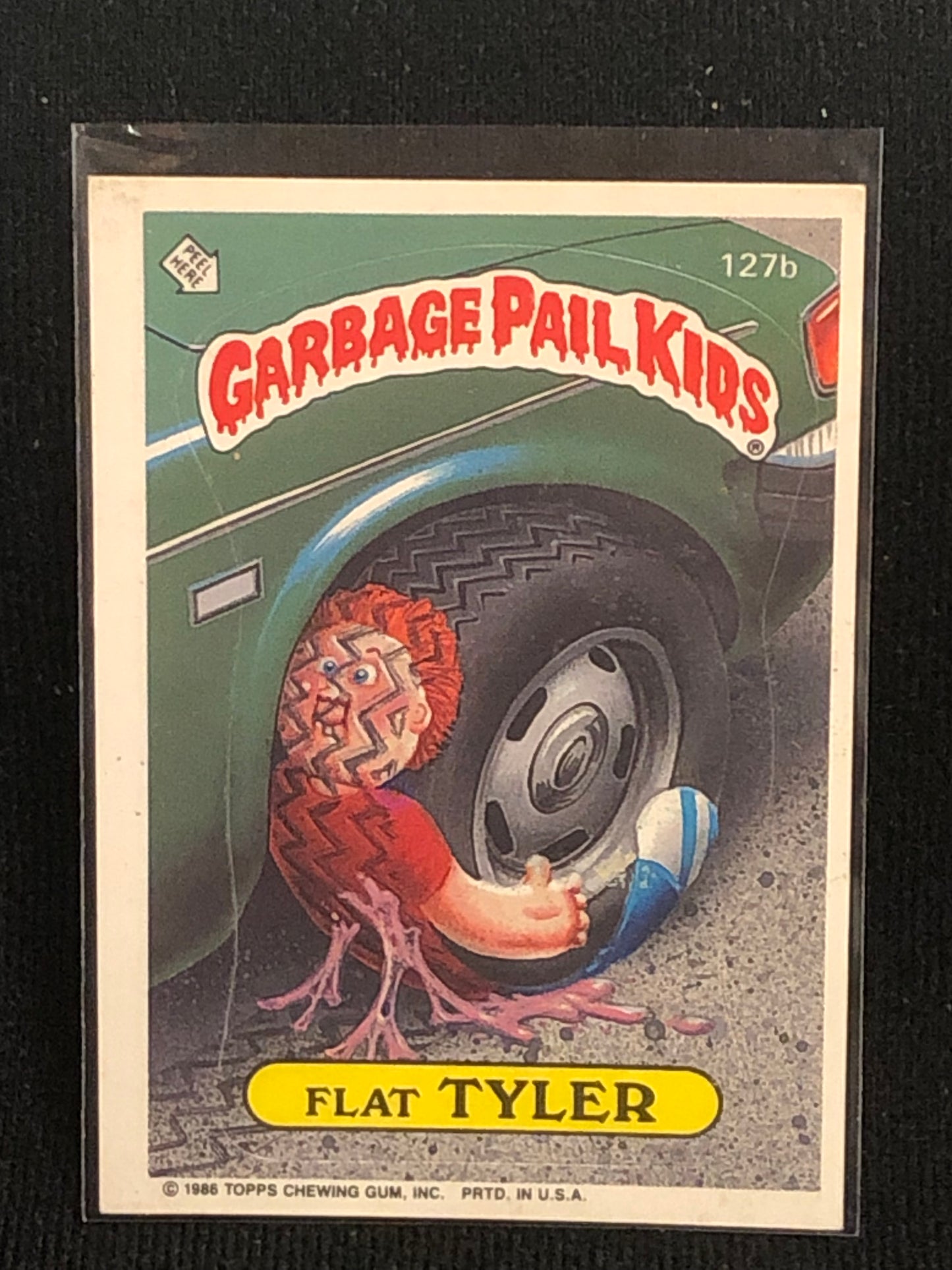 Garbage Pail Kids Original Series 4 (os4) 127b Flat Tyler