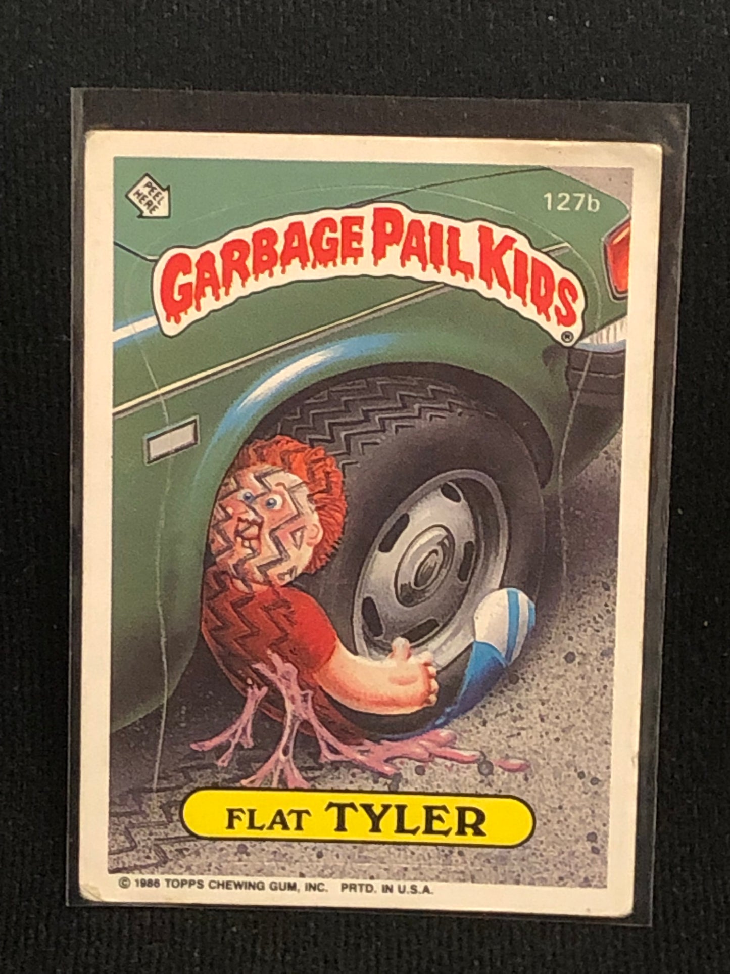 Garbage Pail Kids Original Series 4 (os4) 127b Flat Tyler