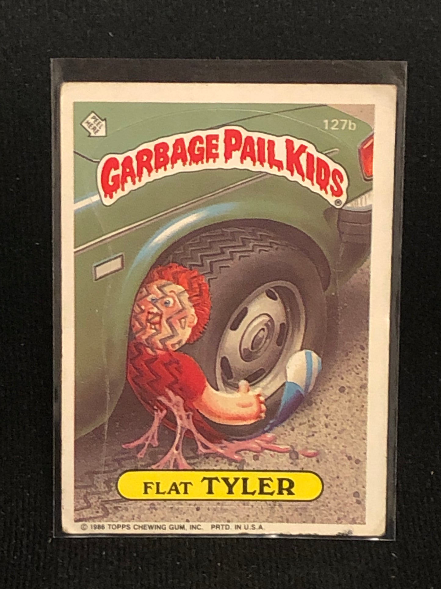 Garbage Pail Kids Original Series 4 (os4) 127b Flat Tyler