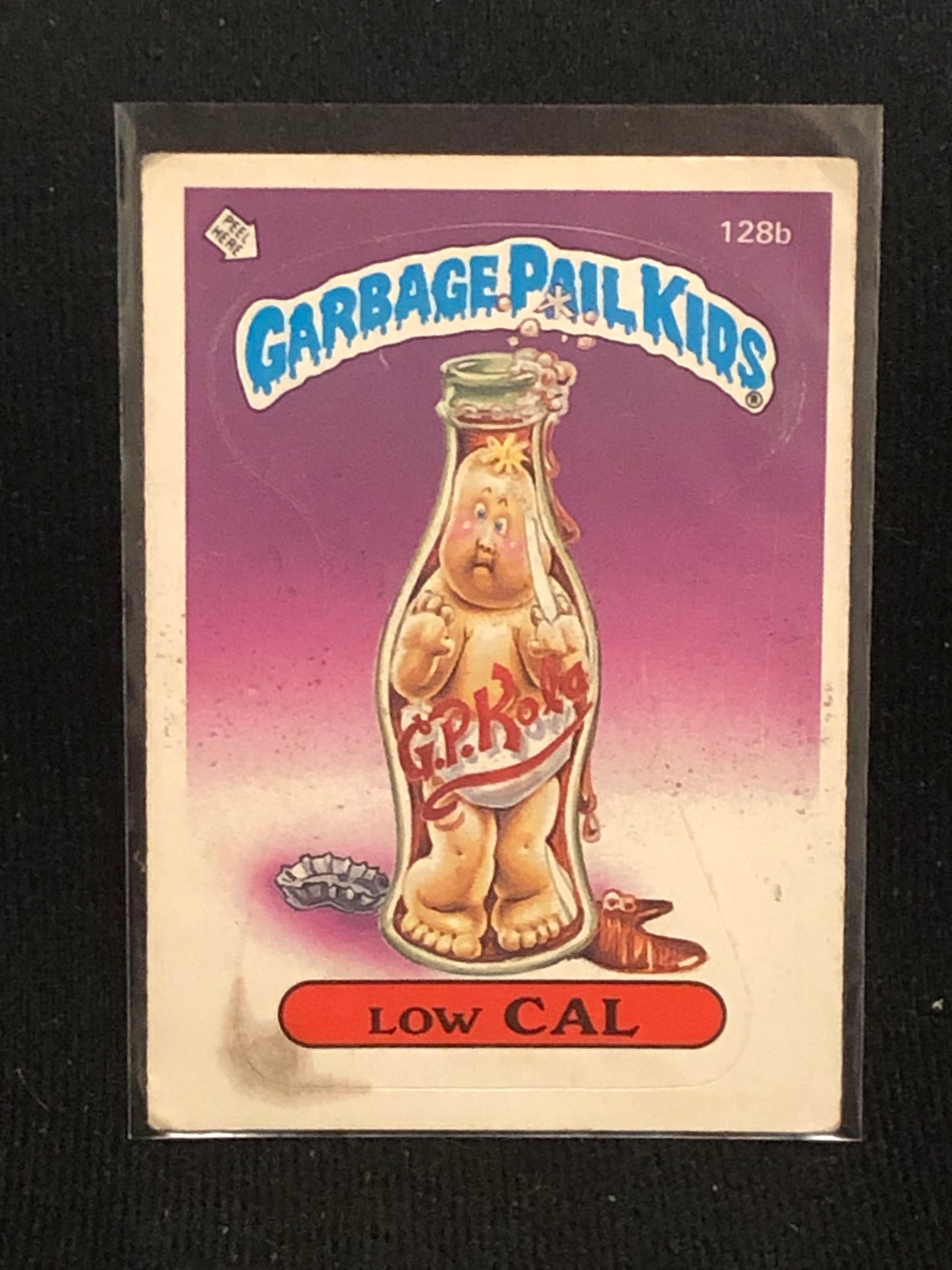 Garbage Pail Kids Original Series 4 (os4) 128b Low Cal