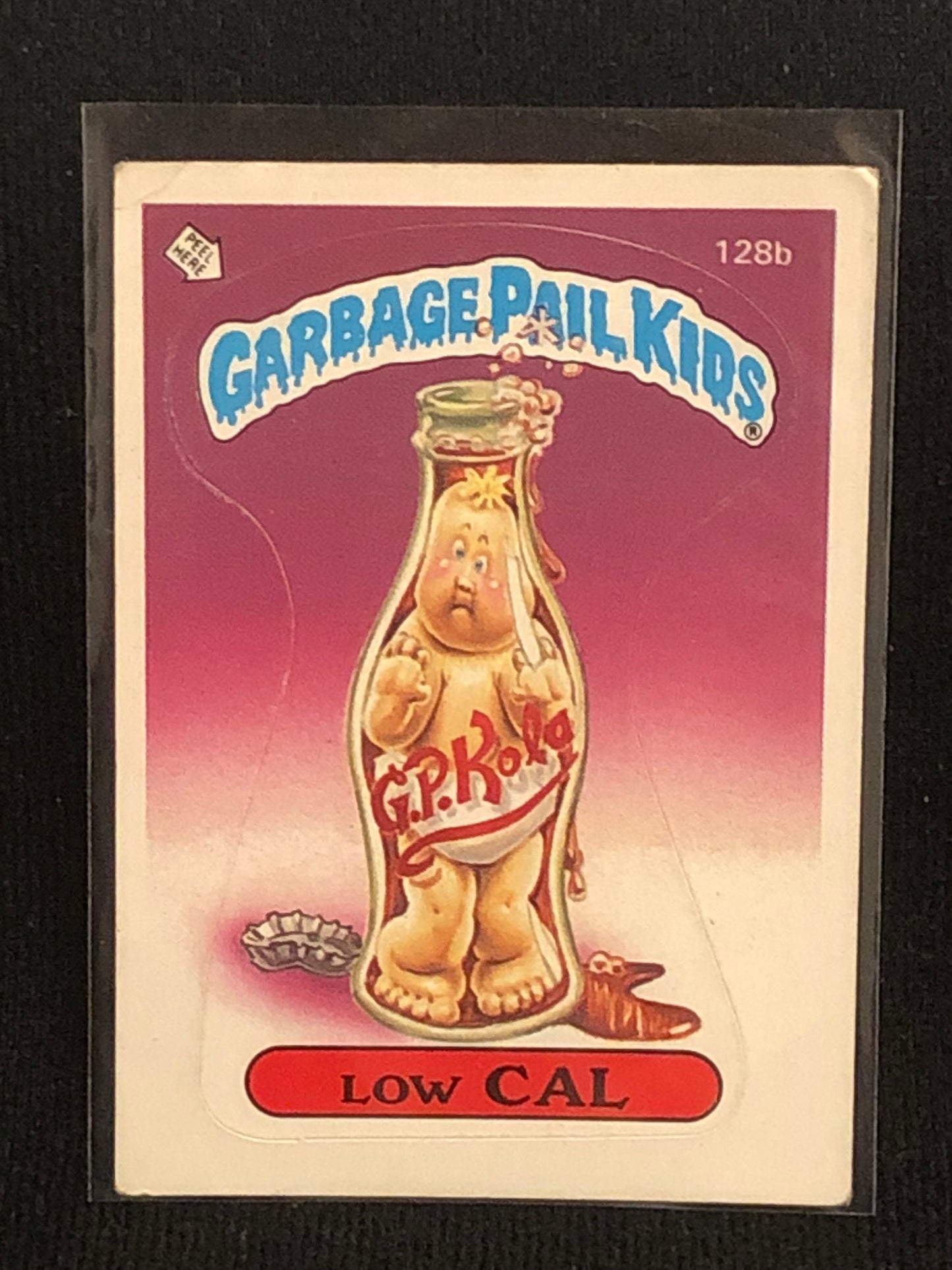 Garbage Pail Kids Original Series 4 (os4) 128b Low Cal