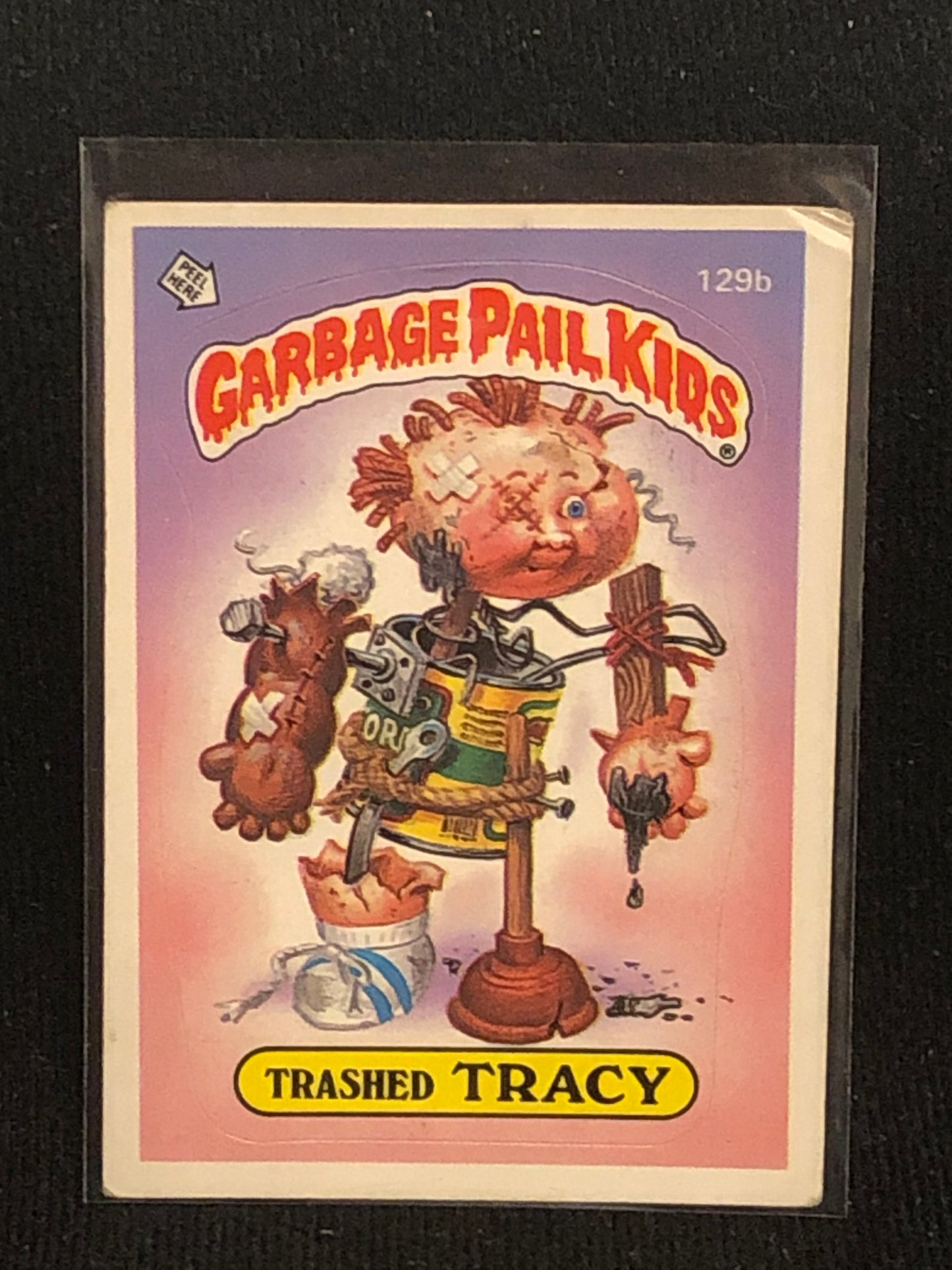 Garbage Pail Kids Original Series 4 (os4) 129b Trashed Tracy