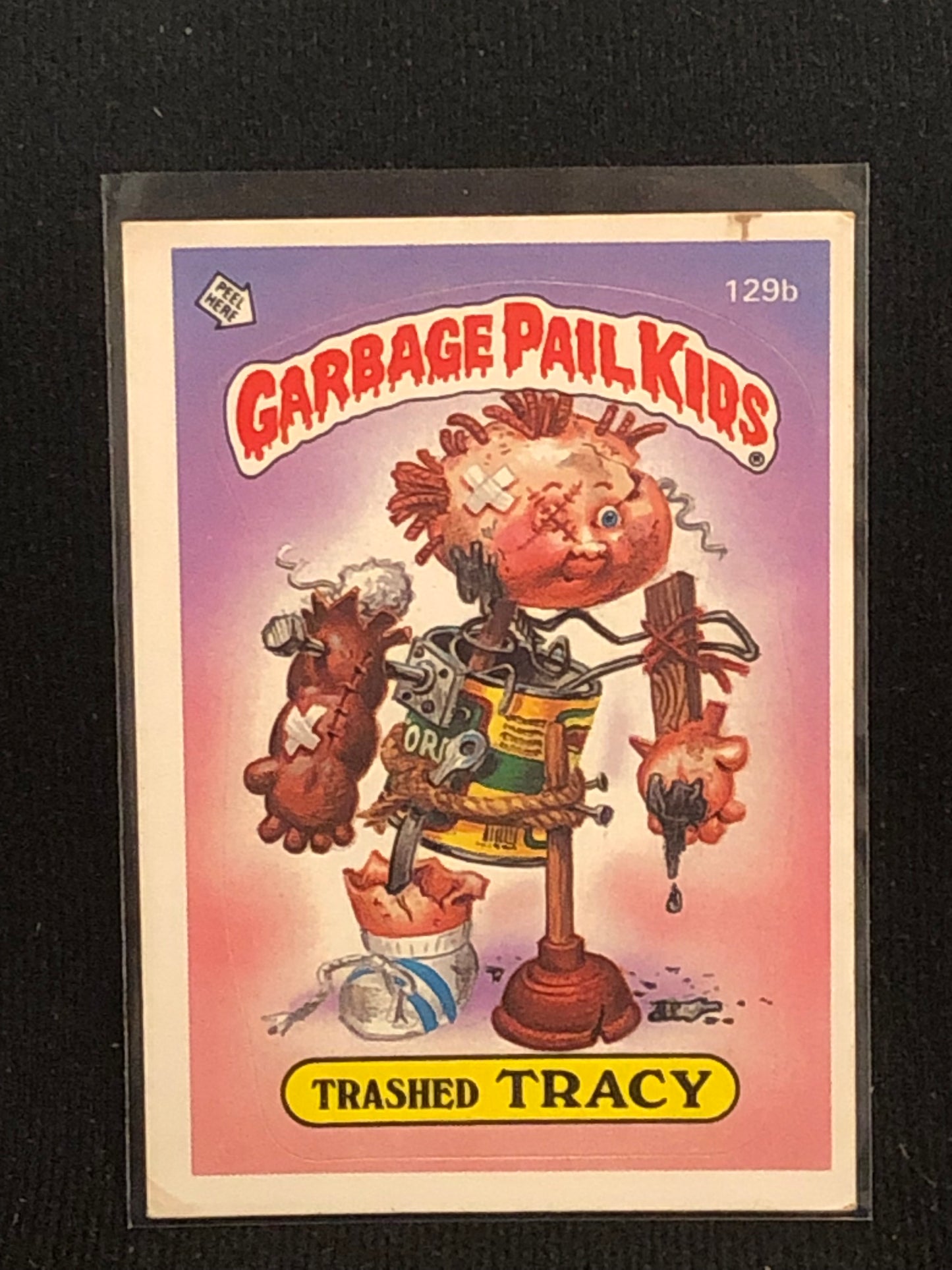 Garbage Pail Kids Original Series 4 (os4) 129b Trashed Tracy