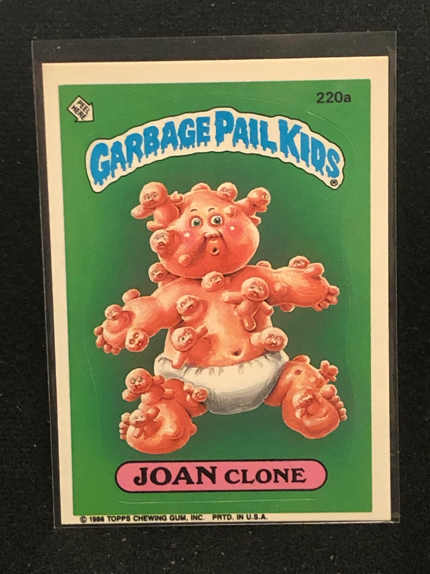 Garbage Pail Kids Original Series 6 (os6) 220a Joan Clone