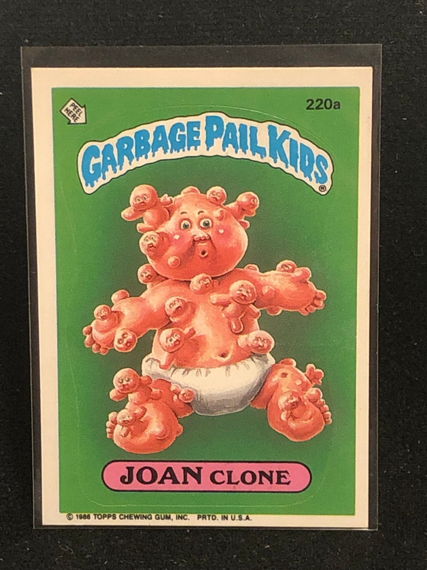 Garbage Pail Kids Original Series 6 (os6) 220a Joan Clone