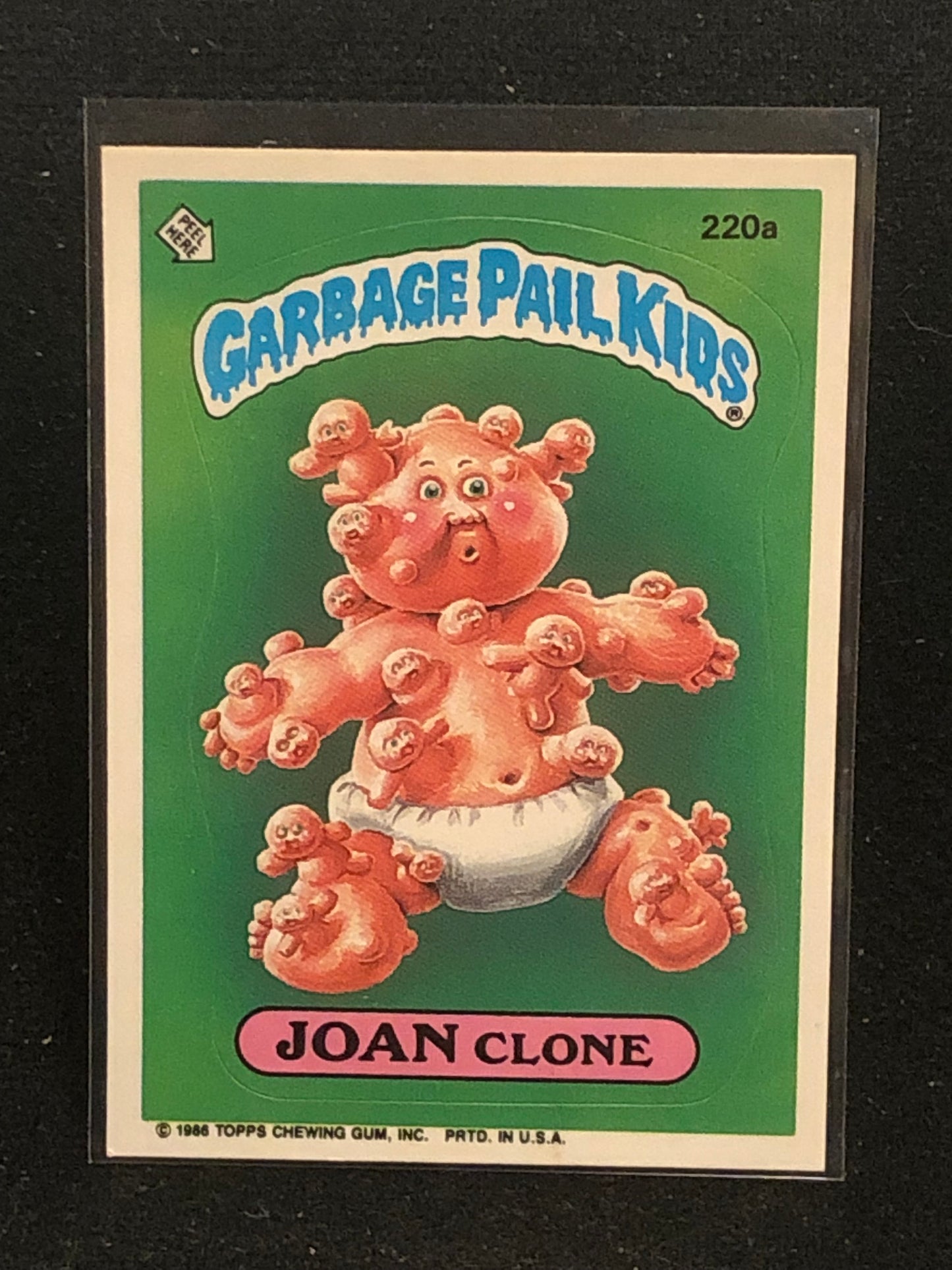 Garbage Pail Kids Original Series 6 (os6) 220a Joan Clone