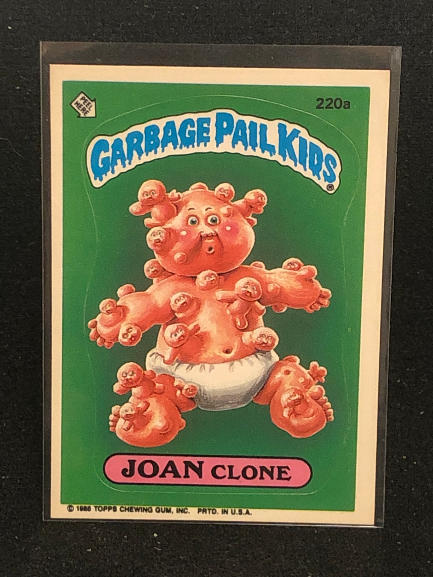 Garbage Pail Kids Original Series 6 (os6) 220a Joan Clone