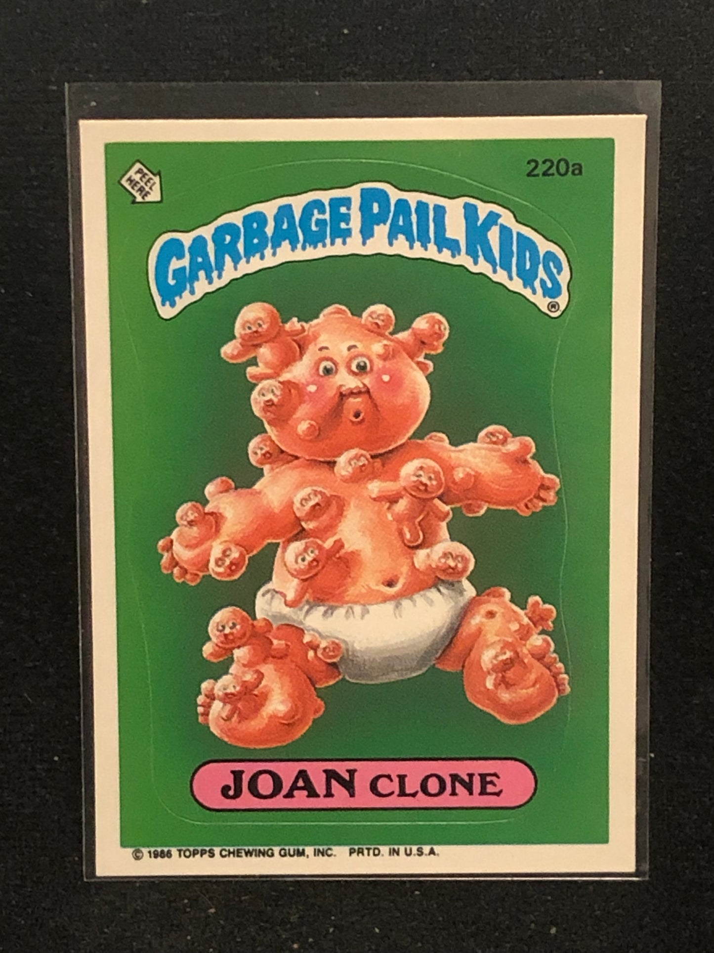 Garbage Pail Kids Original Series 6 (os6) 220a Joan Clone