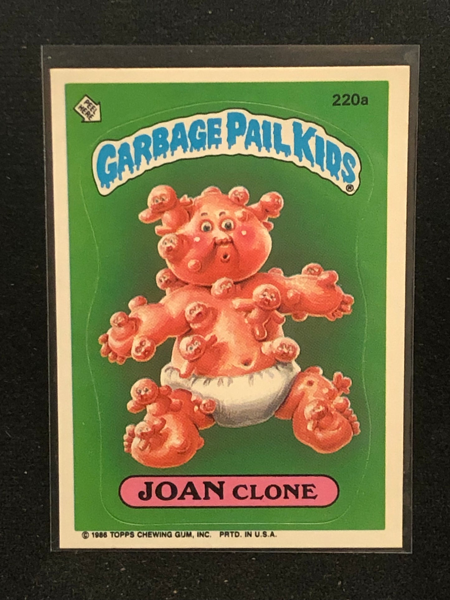 Garbage Pail Kids Original Series 6 (os6) 220a Joan Clone