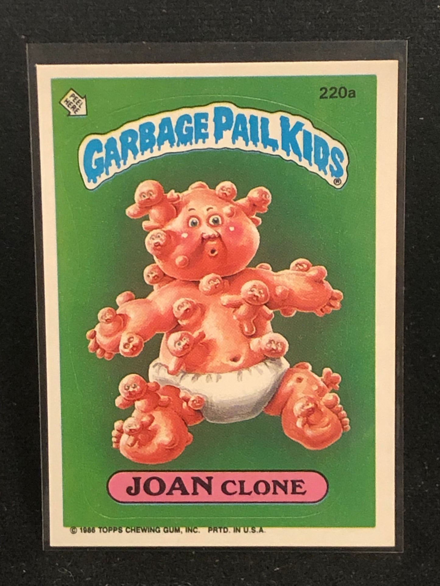 Garbage Pail Kids Original Series 6 (os6) 220a Joan Clone