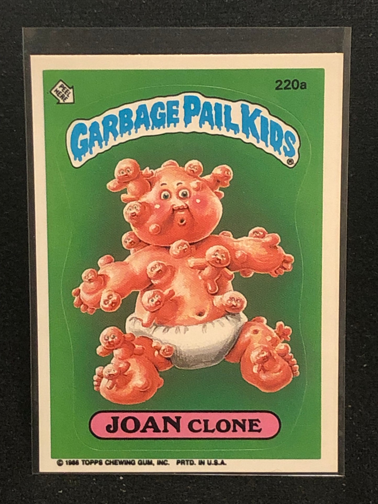 Garbage Pail Kids Original Series 6 (os6) 220a Joan Clone