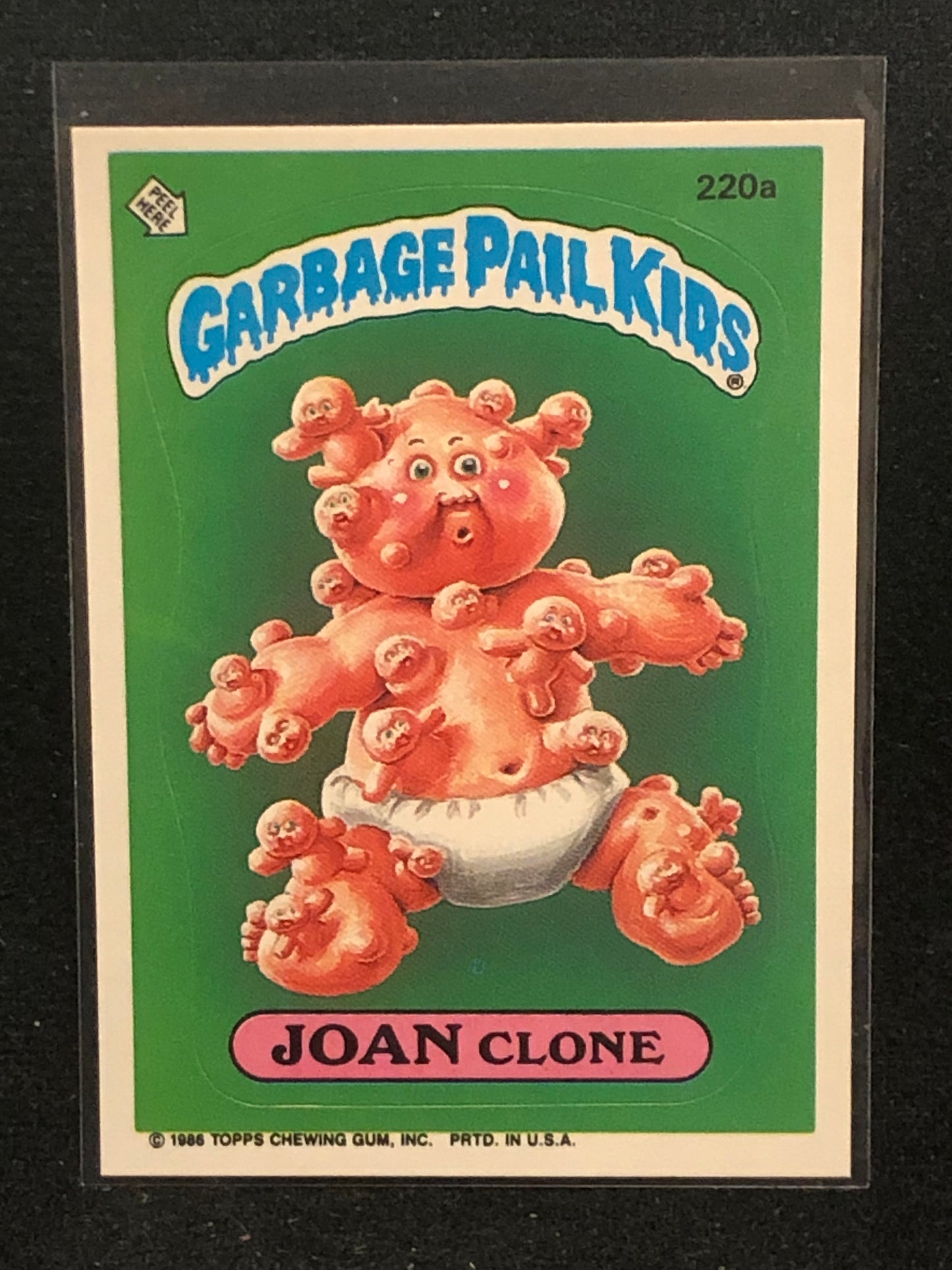 Garbage Pail Kids Original Series 6 (os6) 220a Joan Clone